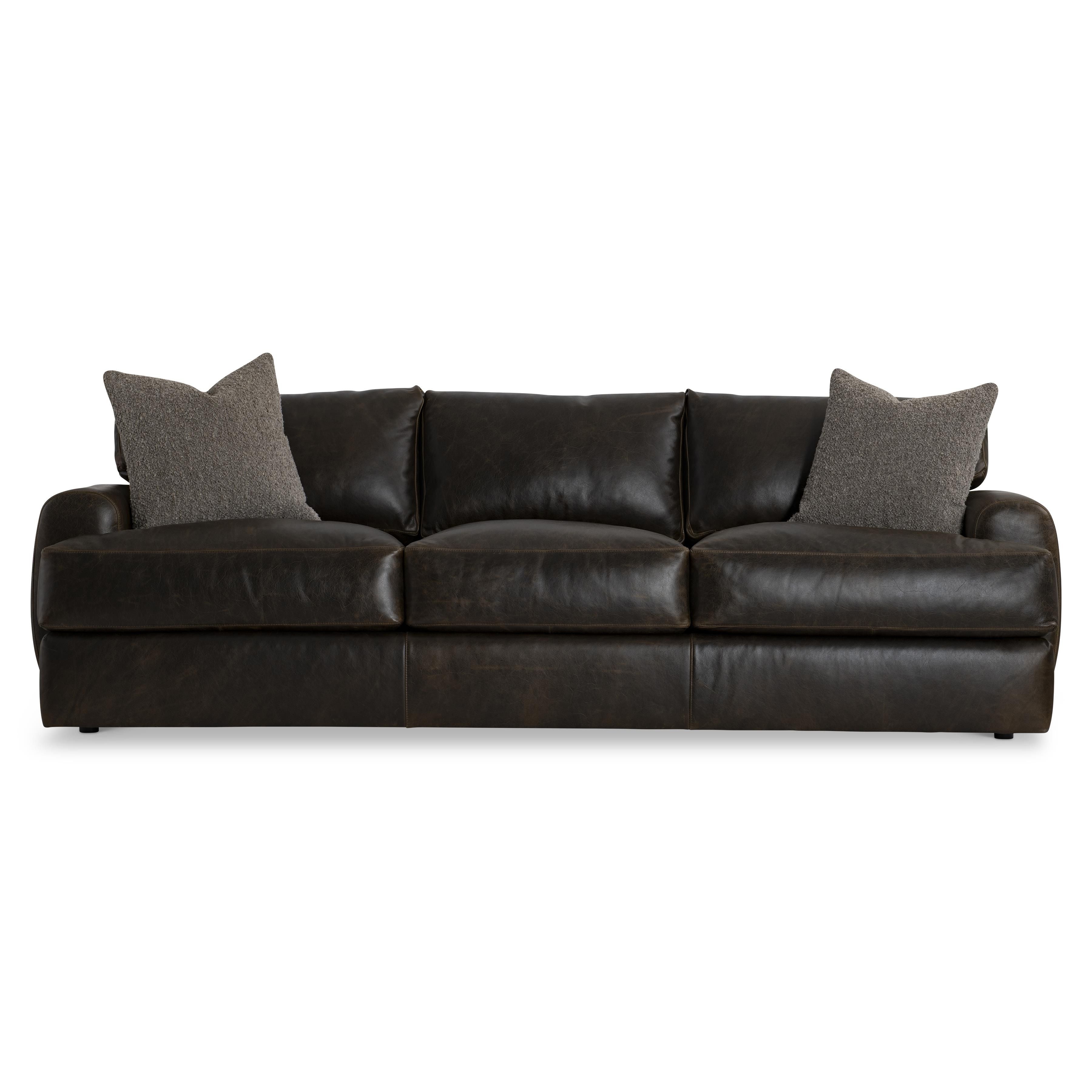 Bernhardt Cameron Leather Sofa