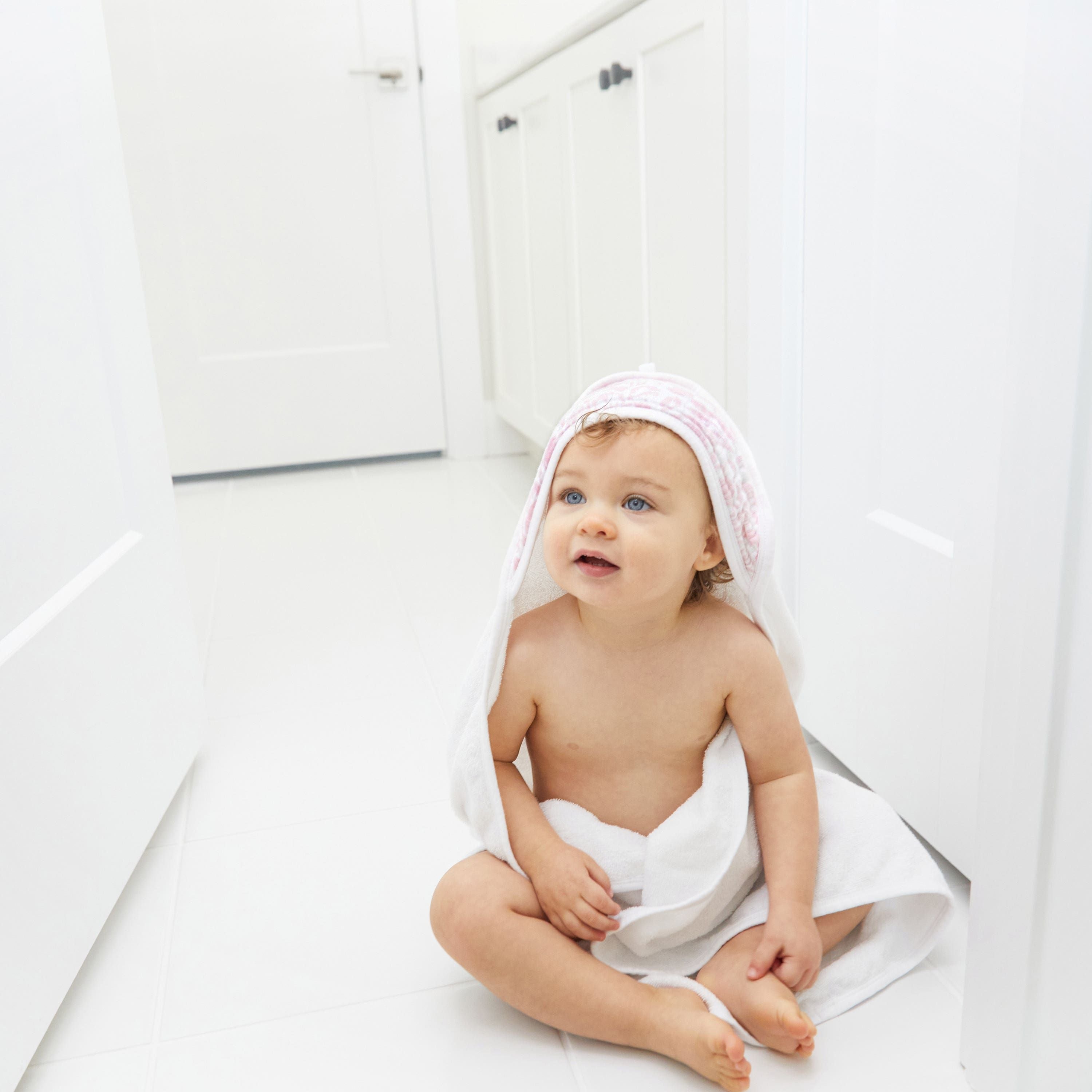 Essentials Cotton Muslin Hooded Towels 2 Pack