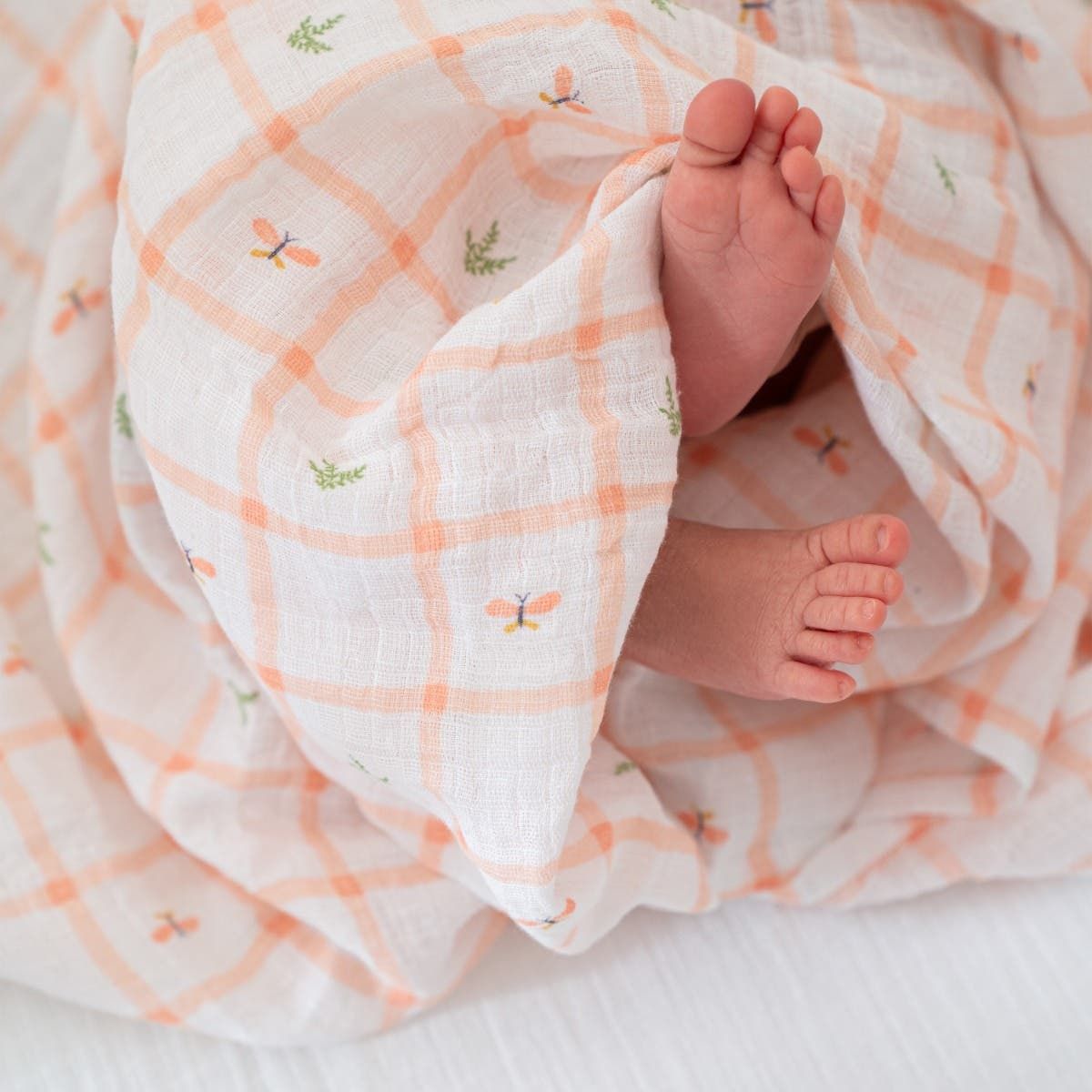 Essentials Cotton Muslin Swaddle Blanket 4 Pack