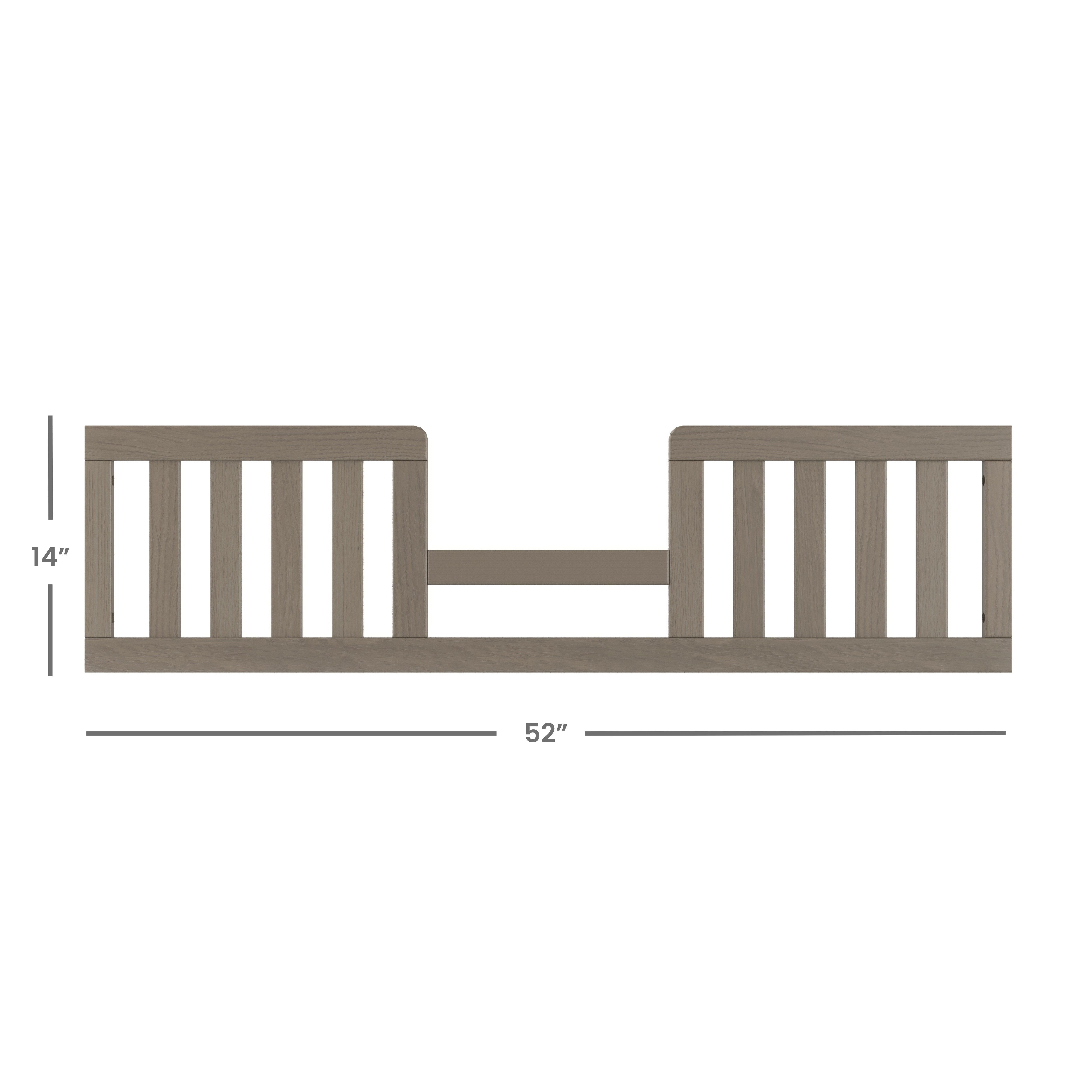 Toddler Guard Rail - Crescent Grey