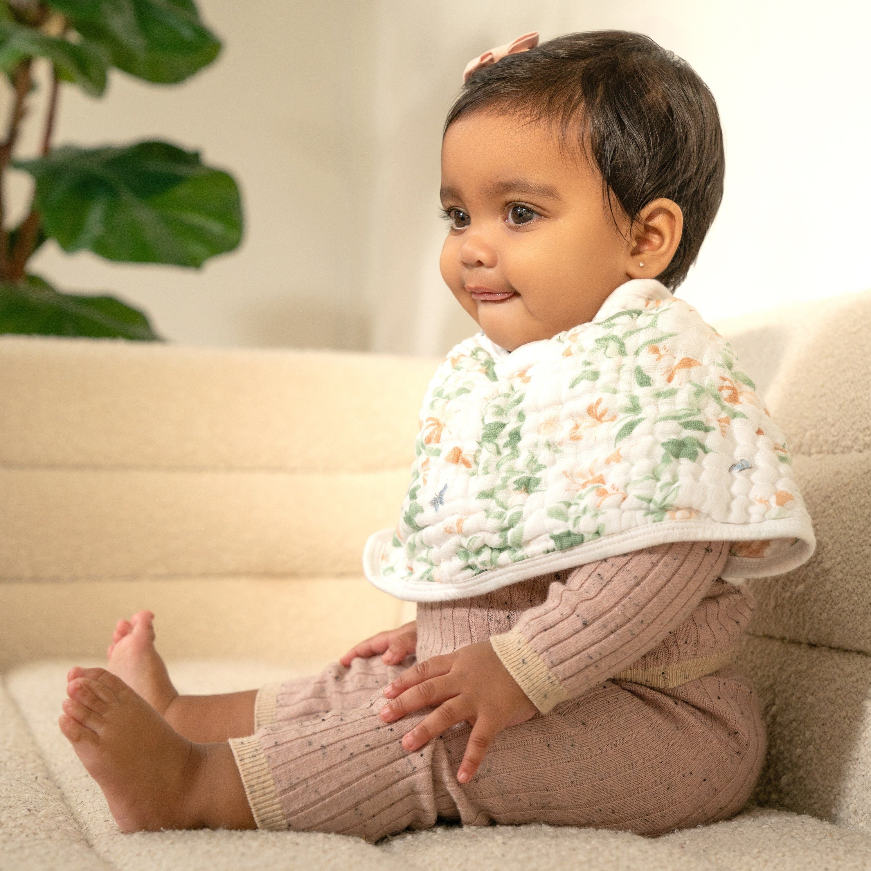 Essentials Cotton Muslin Burpy Bib