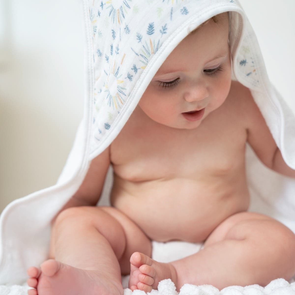 Essentials Cotton Muslin Hooded Towels 2 Pack