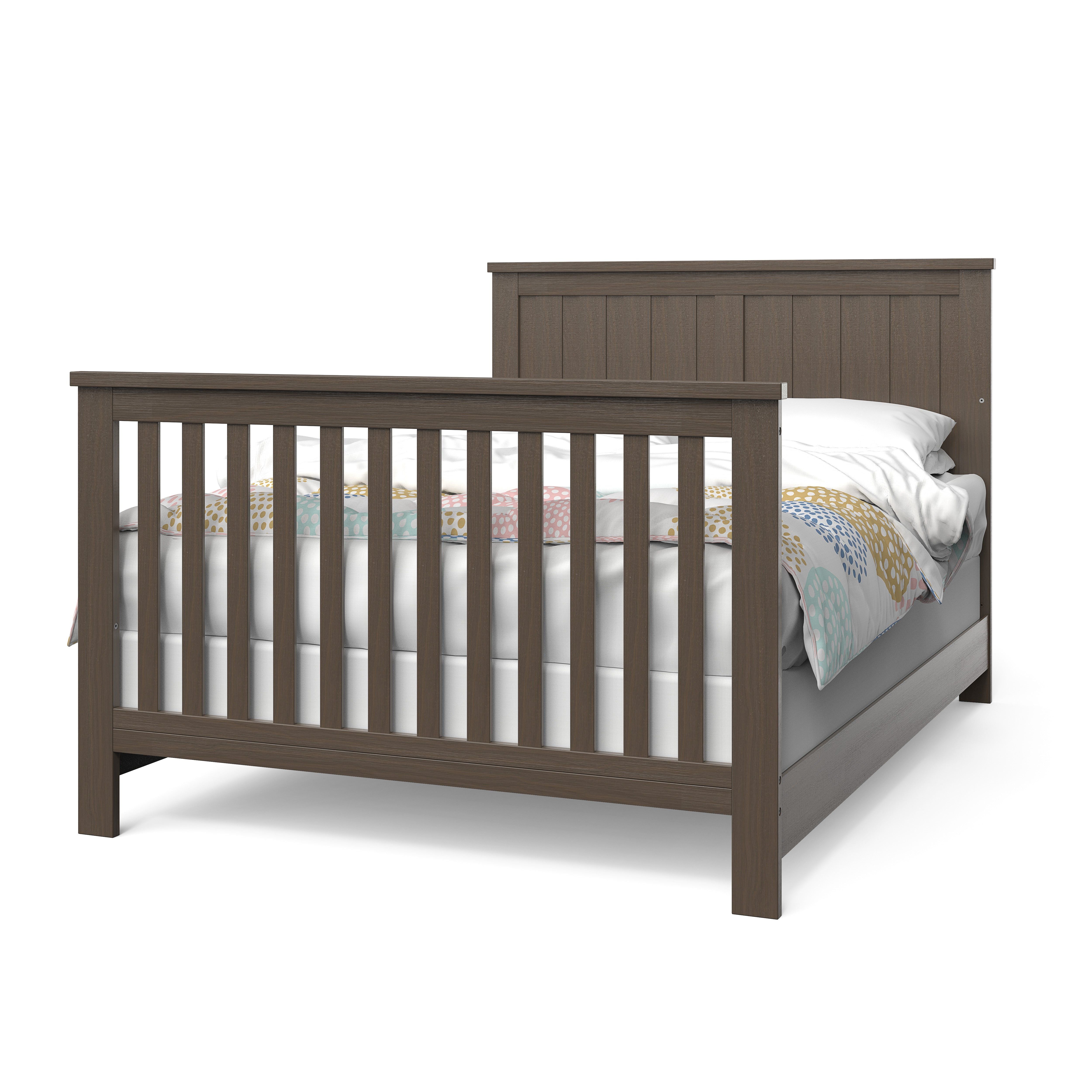 F06401 - Full-Size Bed Rails, Brushed Truffle