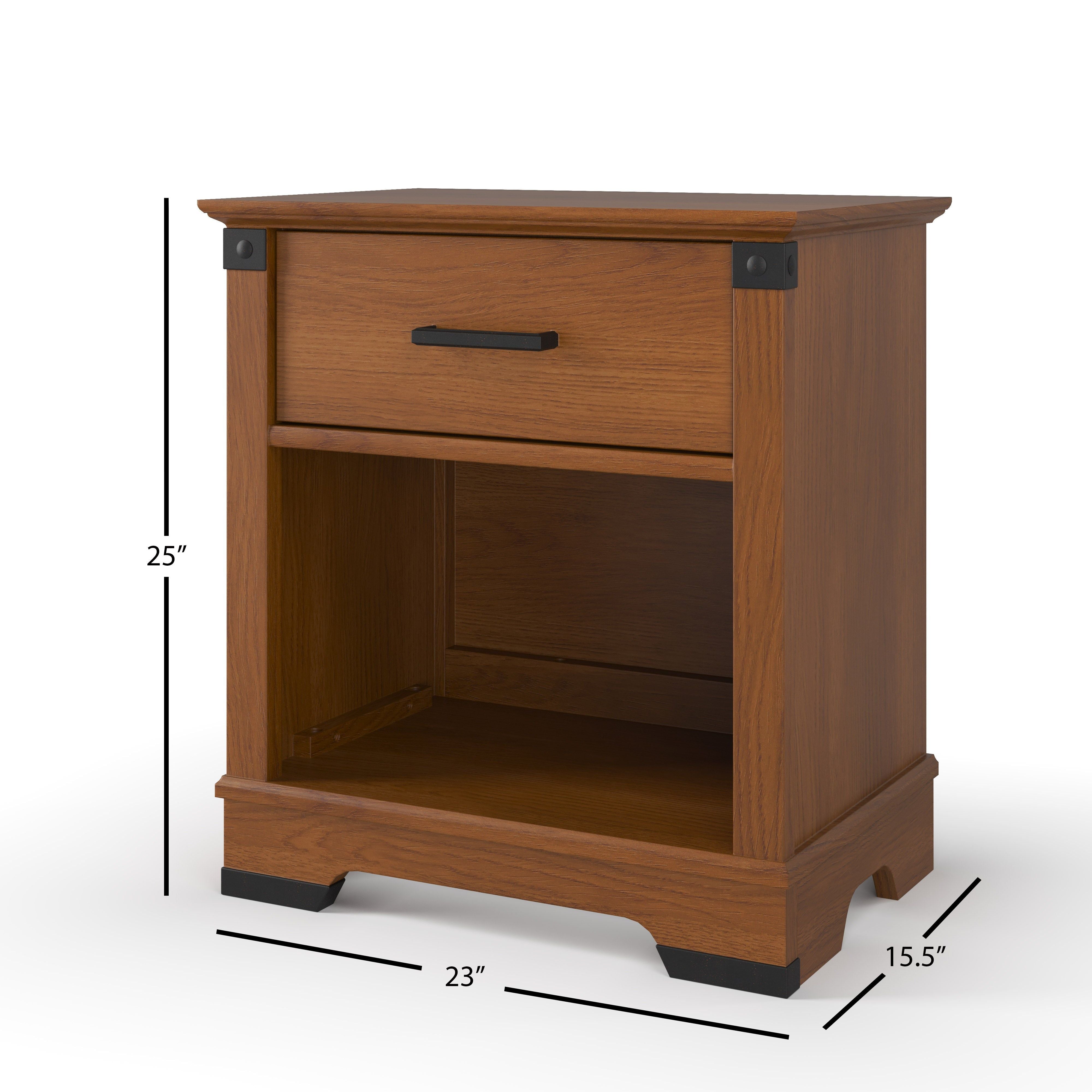Redmond Nightstand, Coach Cherry