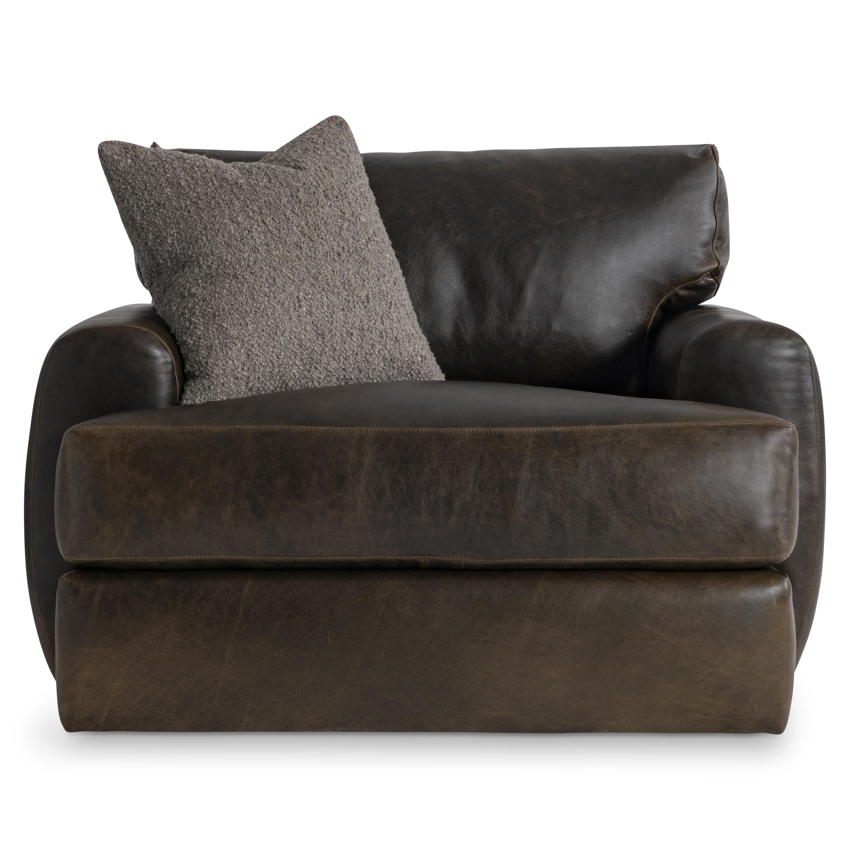 Bernhardt Furniture – Cameron Leather Swivel Chair