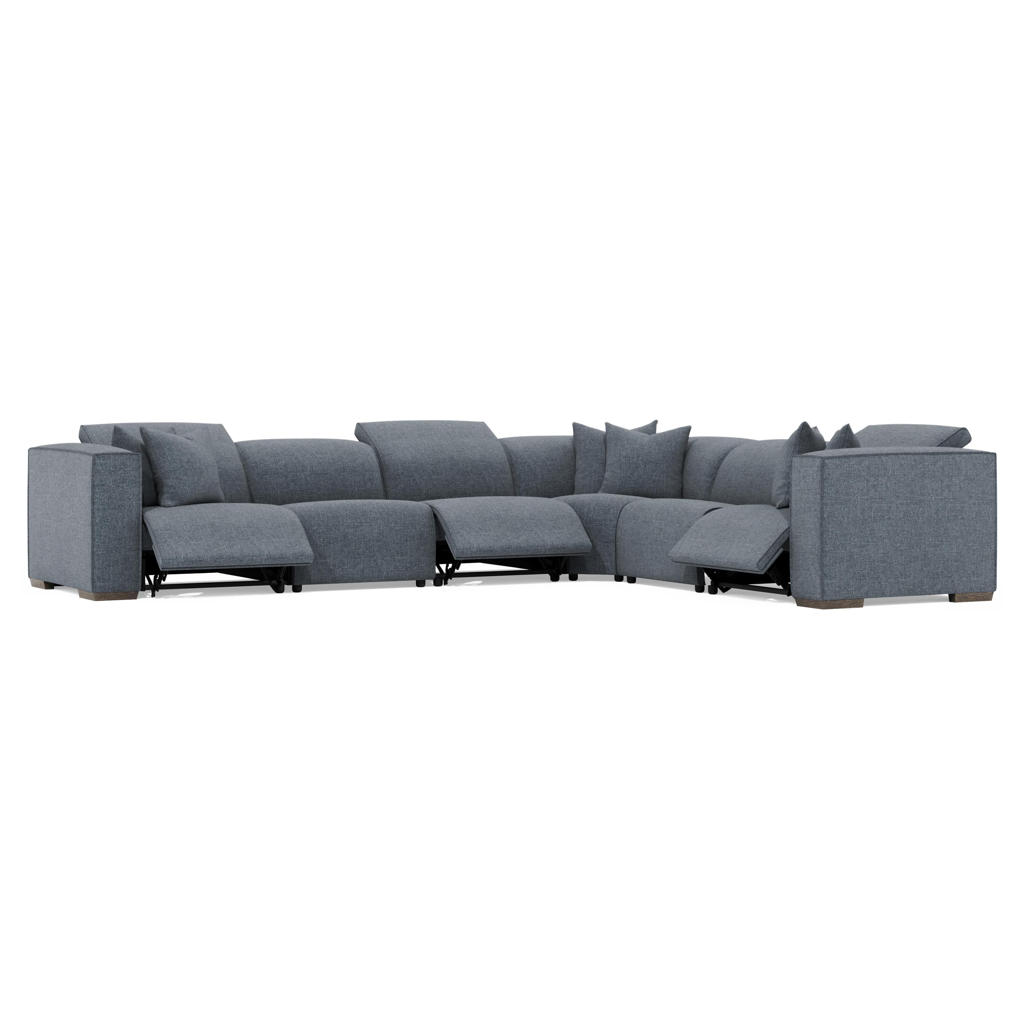 Bernhardt Furniture Bliss Fabric Power Motion Sectional