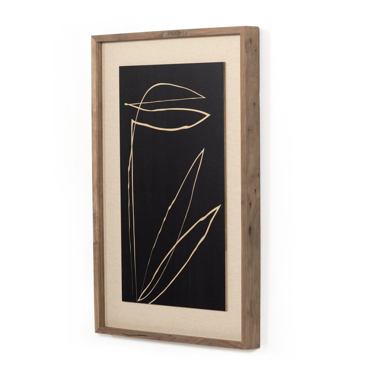 Abstract Botanic Line Drawing By Roseanne Kenny