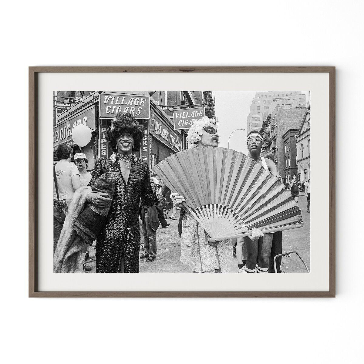 Marsha P. Johnson At Pride March By Barbara Alper