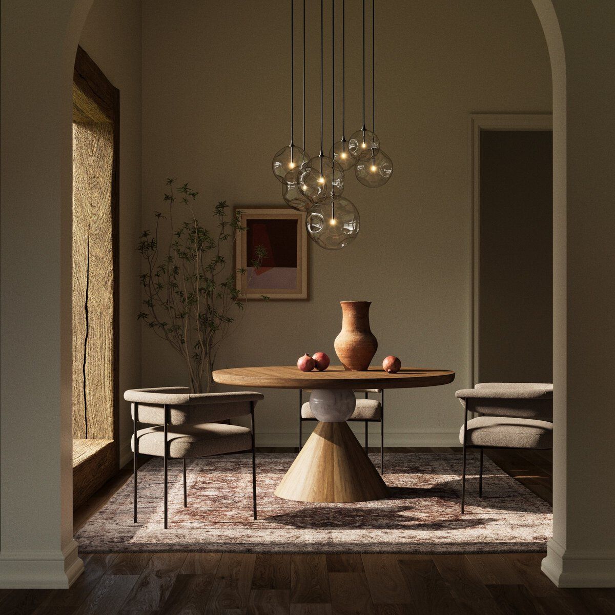 Cluster 7 Mix Chandelier