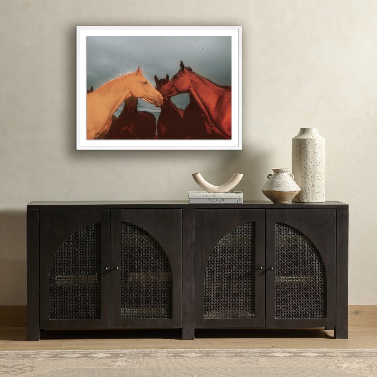 Sunset Horses By Coup D'esprit