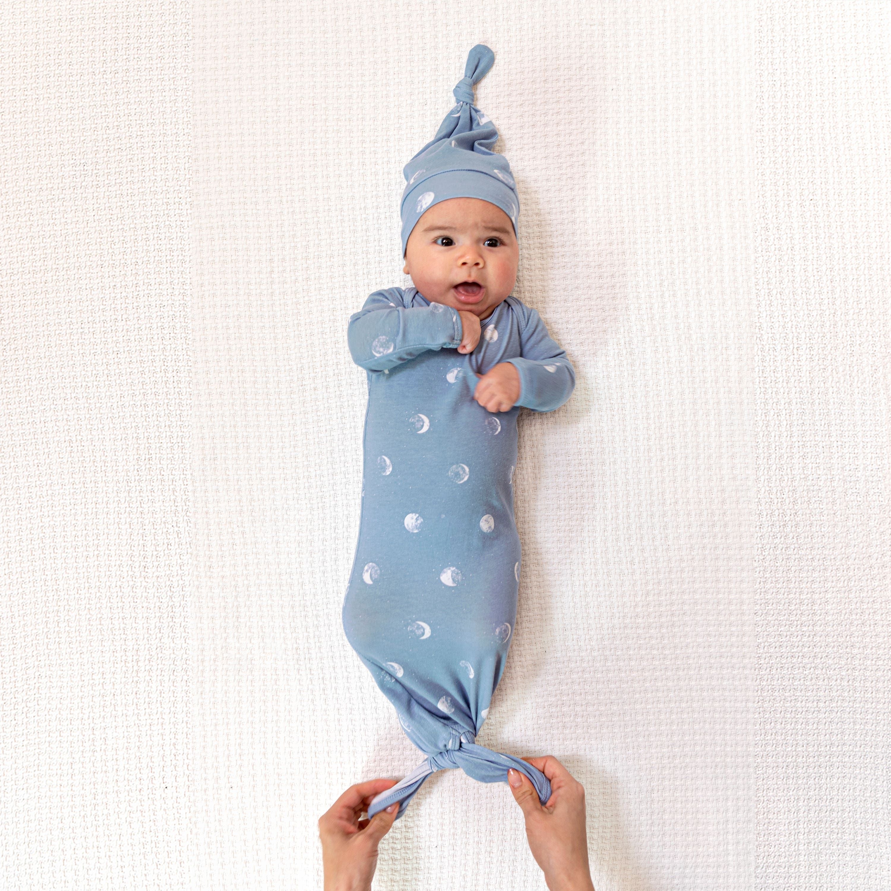 Comfort Knit™ Newborn Gown + Hat Gift Set