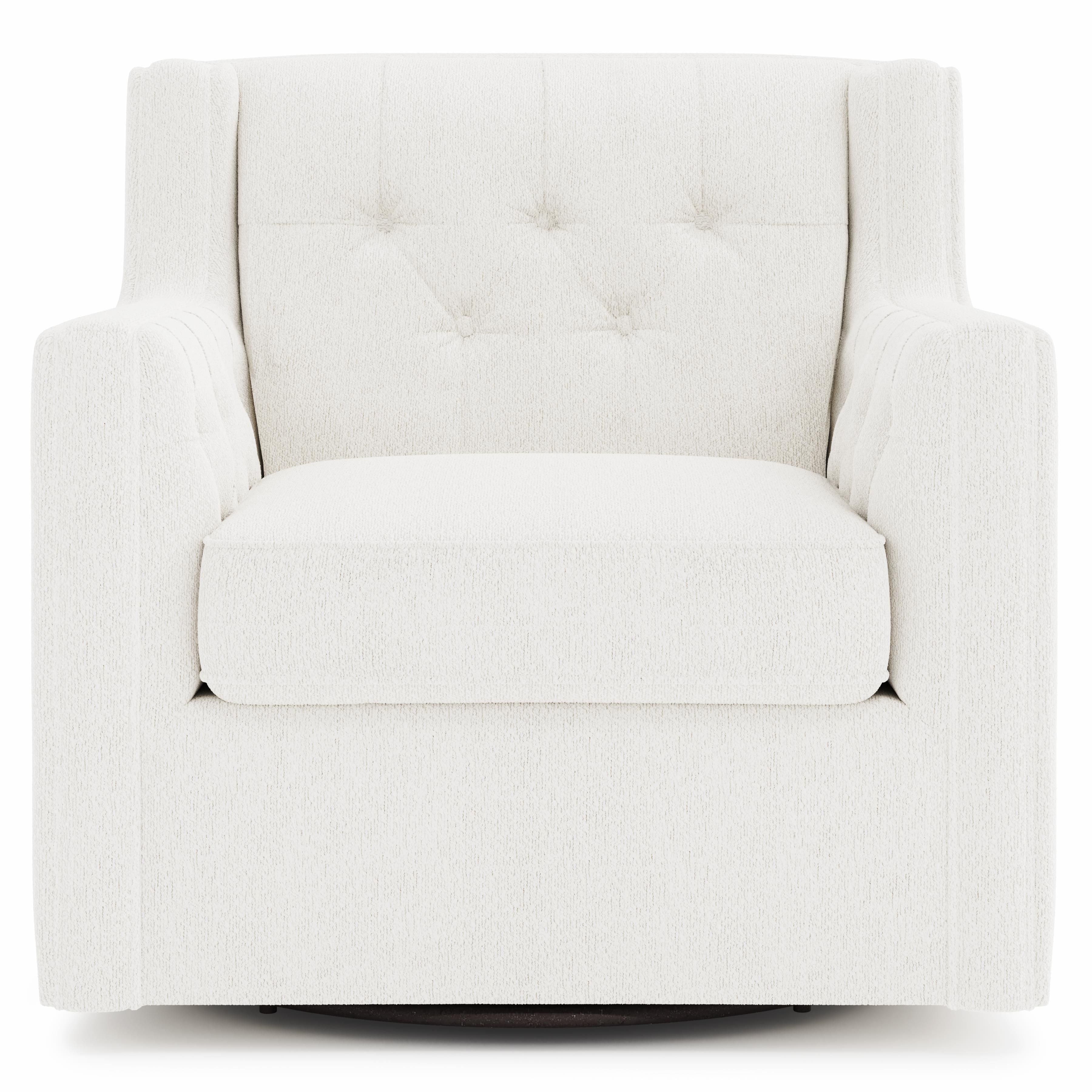 Bernhardt Candace Fabric Swivel Chair