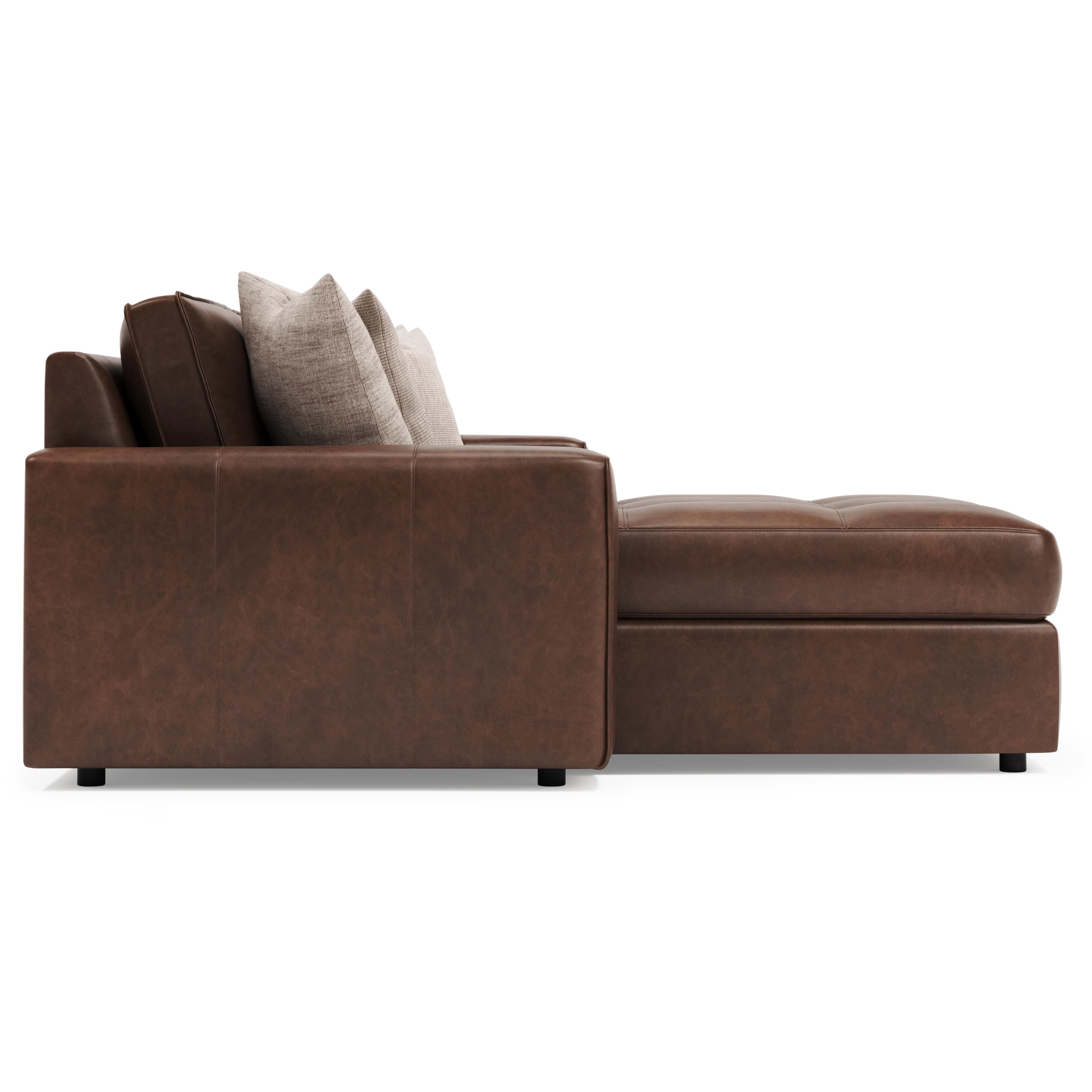 Bernhardt Furniture Nest Leather Sectional