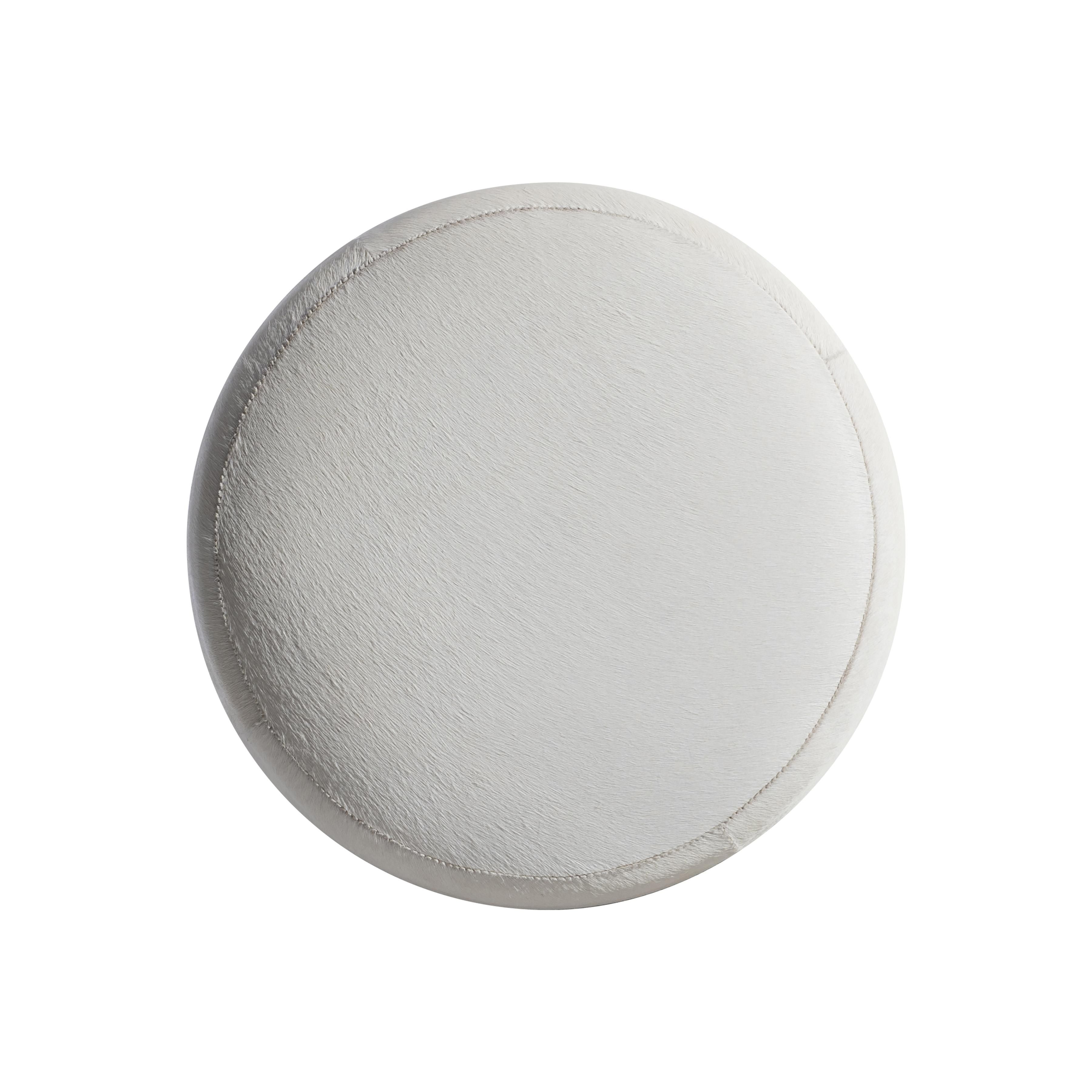 Bernhardt Furniture Ash Leather Ottoman