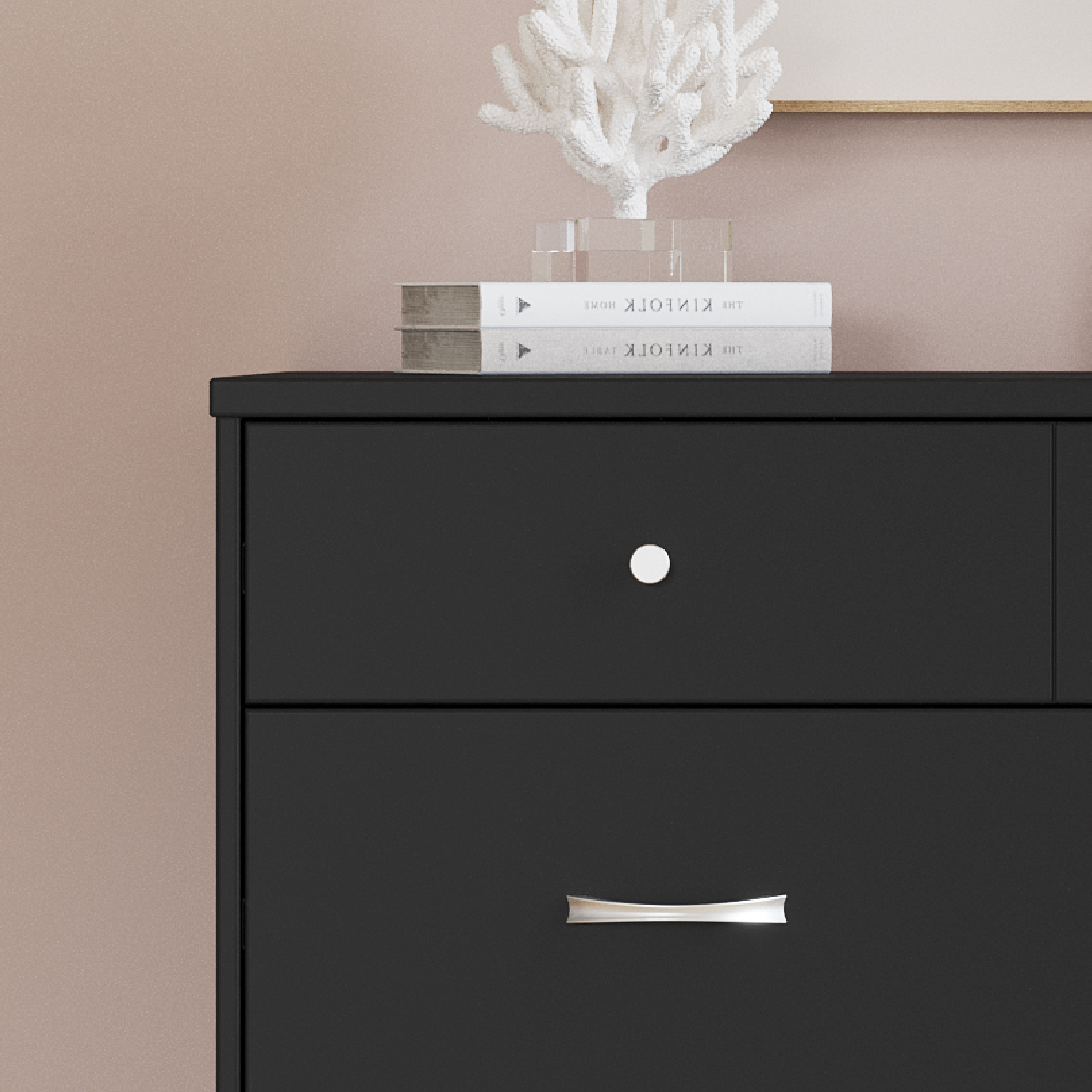 Soho 3-Drawer Dresser, Ebony