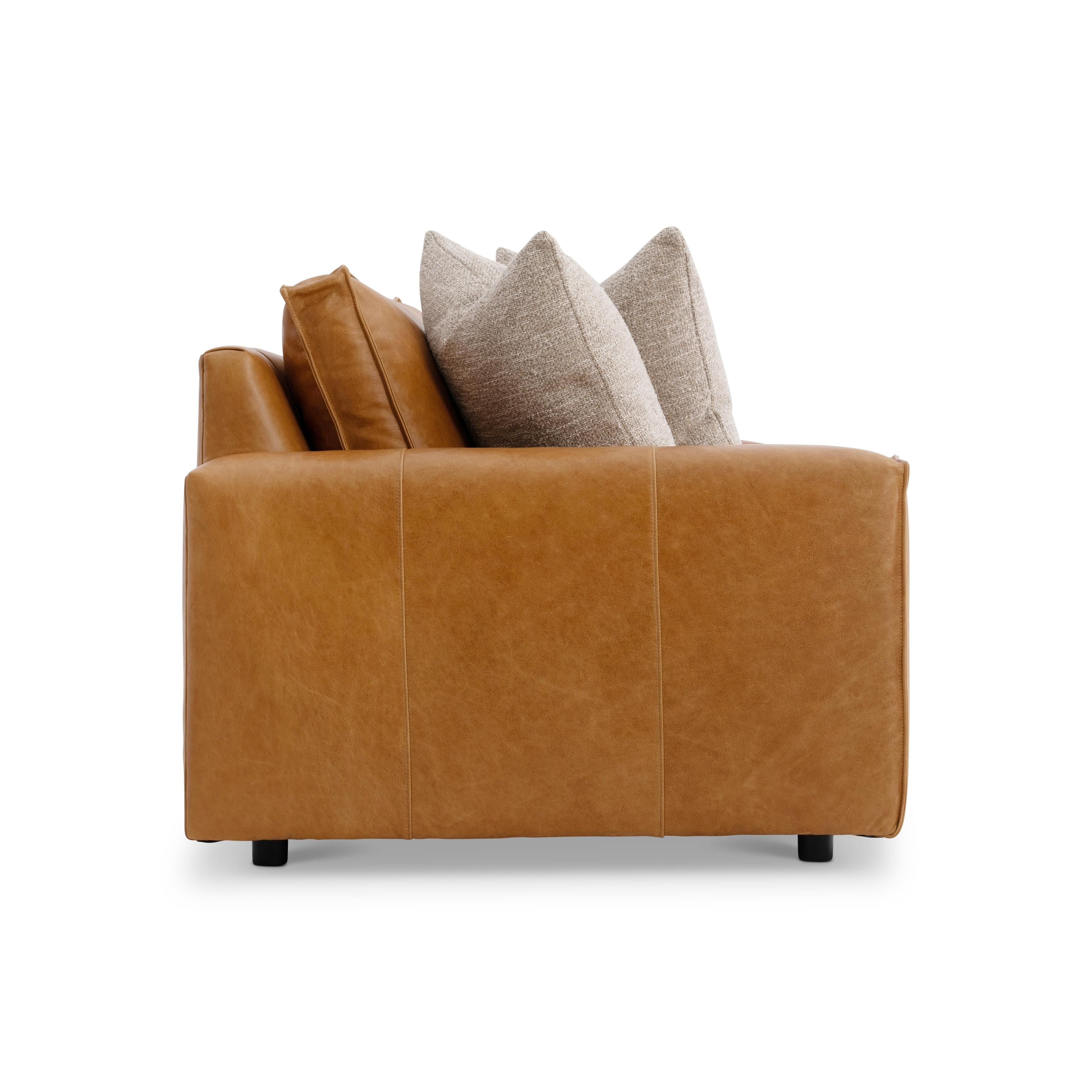 Nest Leather Sofa by Bernhardt Furniture