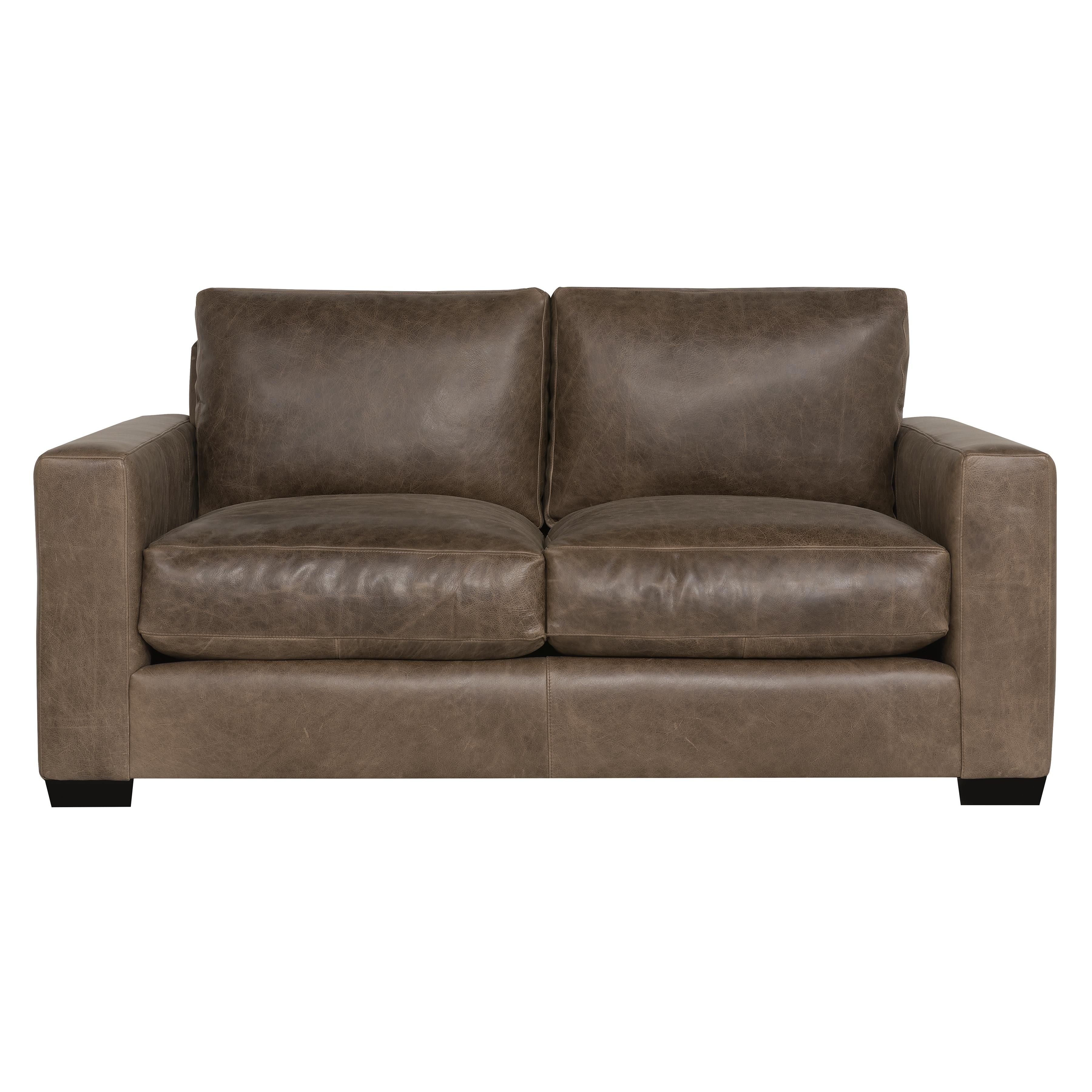 Bernhardt Furniture – Dawkins Leather Loveseat