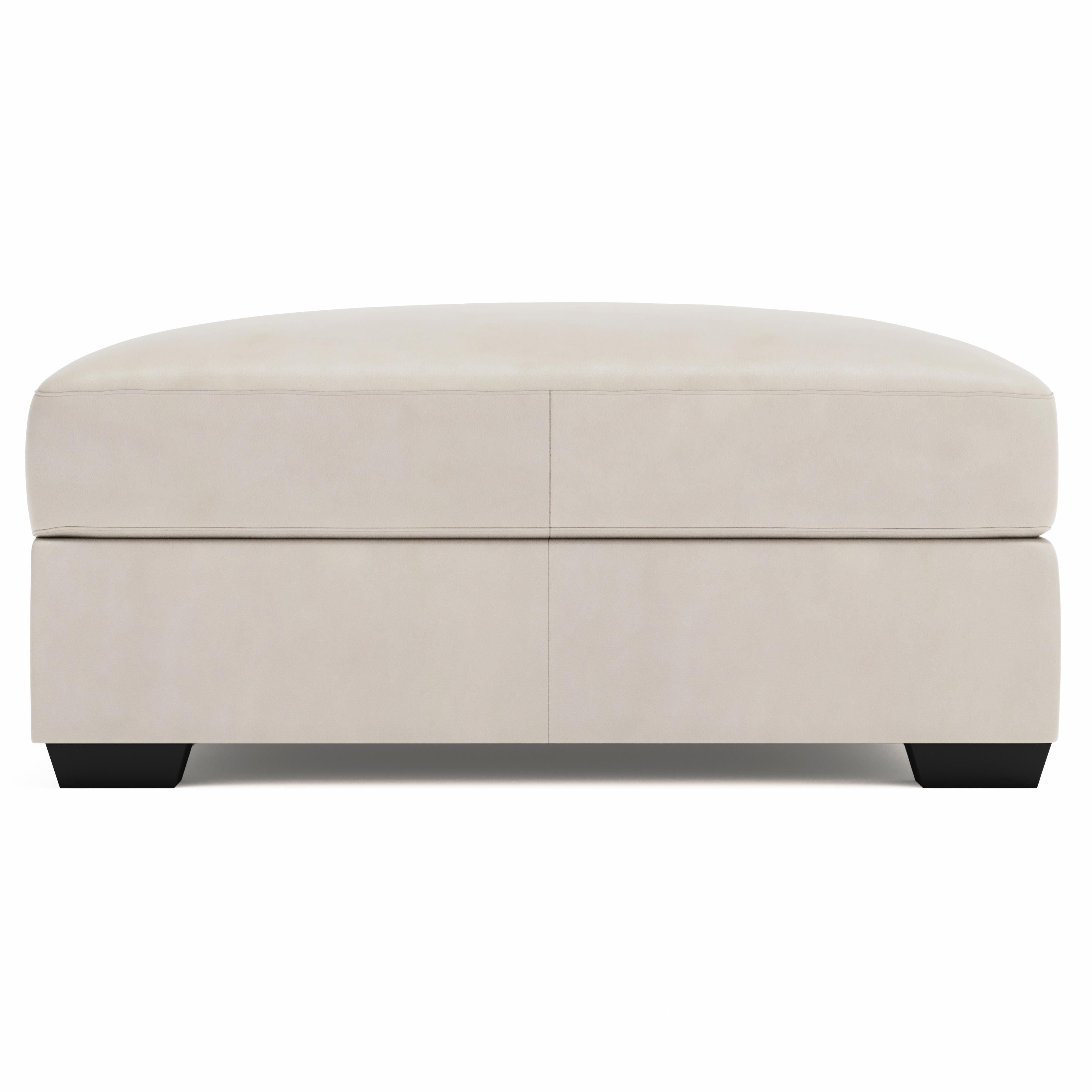 Bernhardt Furniture Dawkins Leather Ottoman