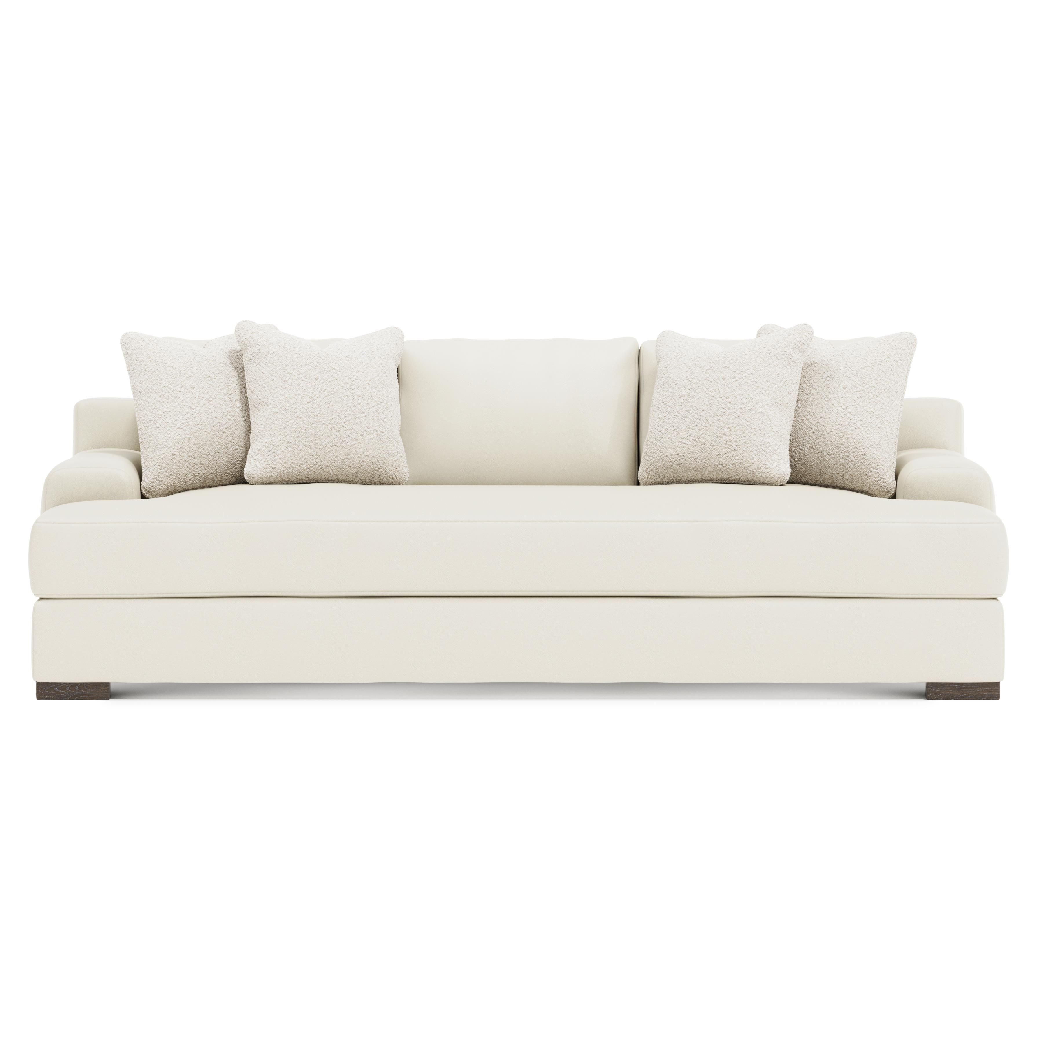 Bernhardt Furniture Andie Leather Sofa