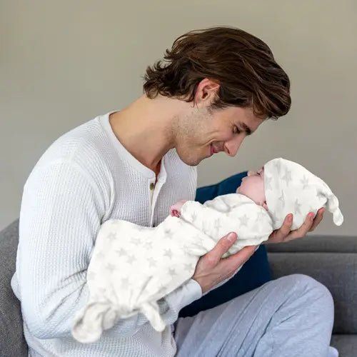 Snuggle Knit™ Newborn Gown + Hat Set