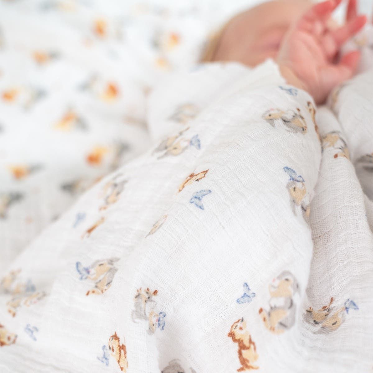 Disney™ Essentials Cotton Muslin Swaddle Blanket 4 Pack
