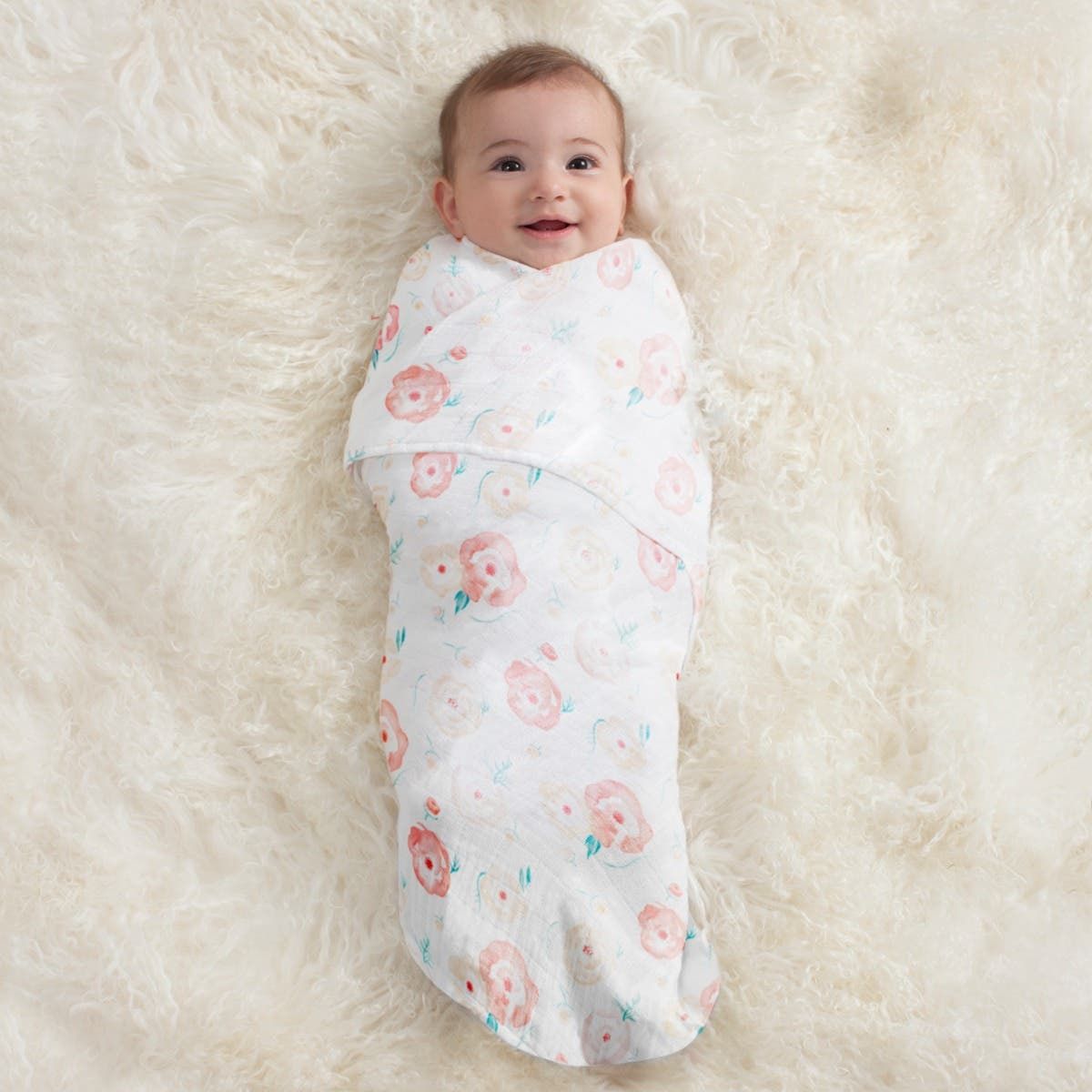 Essentials Cotton Muslin Swaddle Blanket 4 Pack