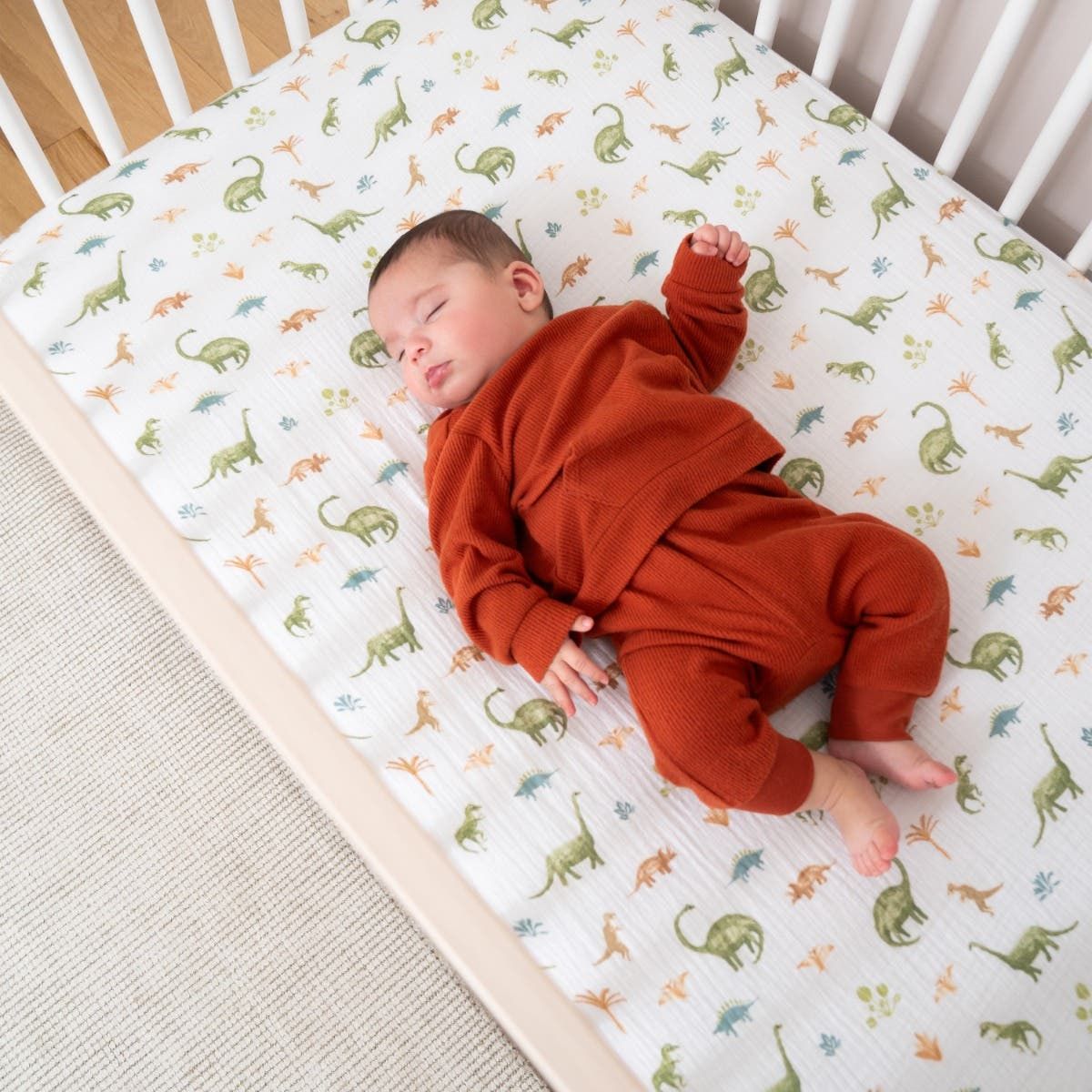 Essentials Cotton Muslin Crib Sheet