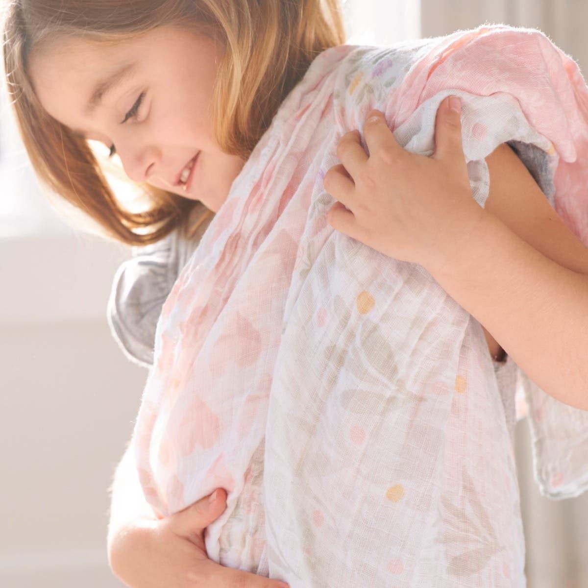 Essentials Cotton Muslin Swaddle Blanket 4 Pack
