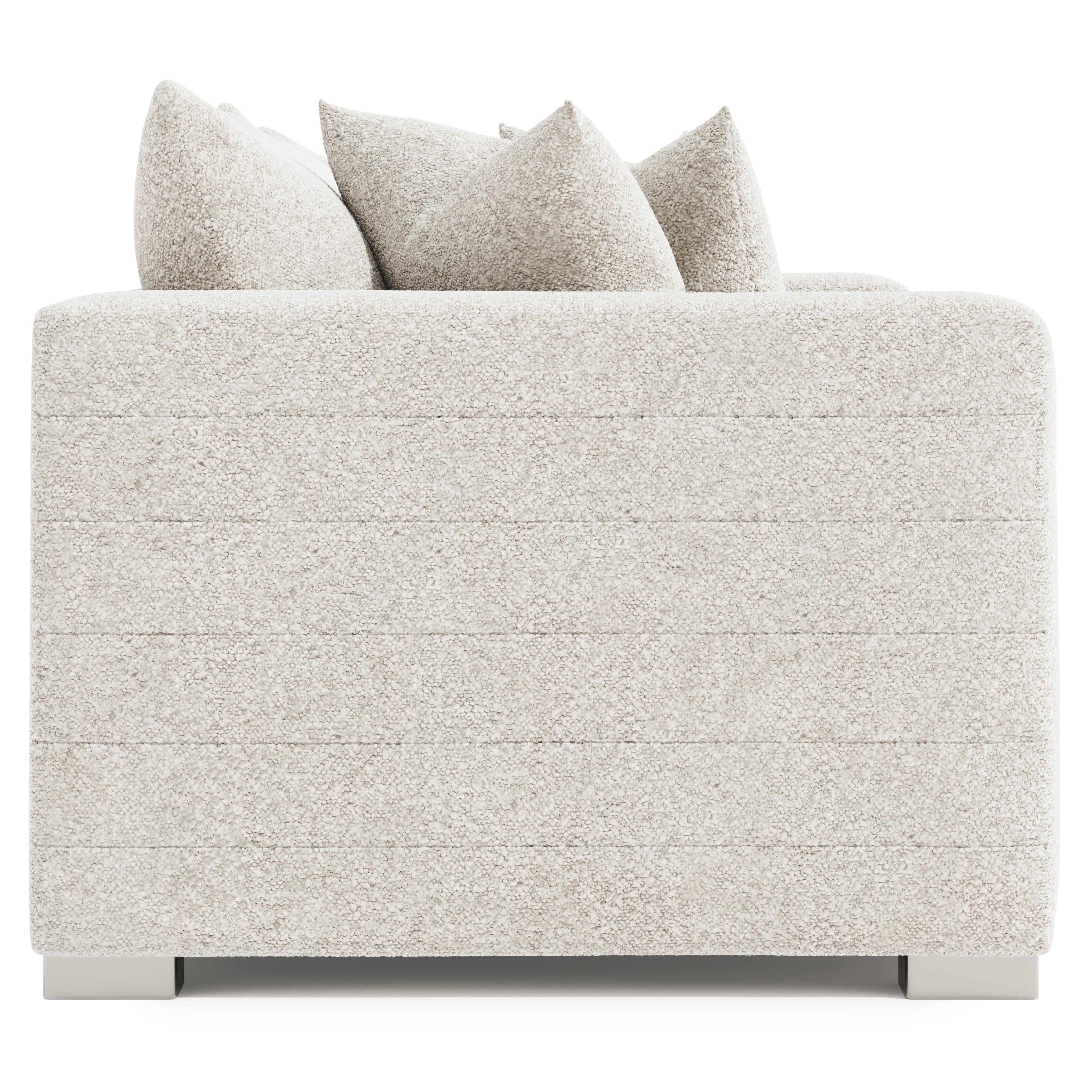 Bernhardt Furniture Helena Fabric Sofa Metal Foot