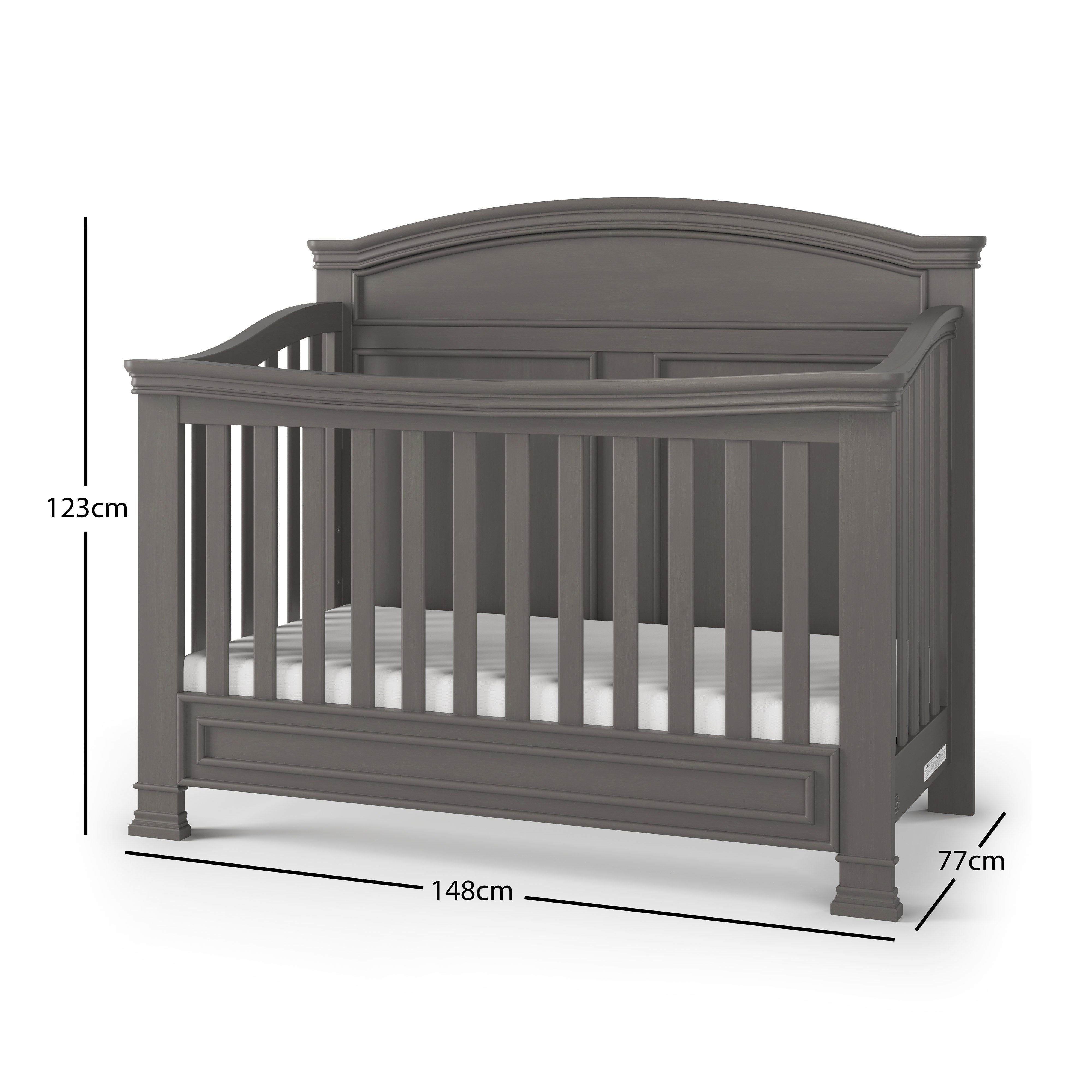 Westgate 4-in-1 Convertible Crib, Chelsea Grey