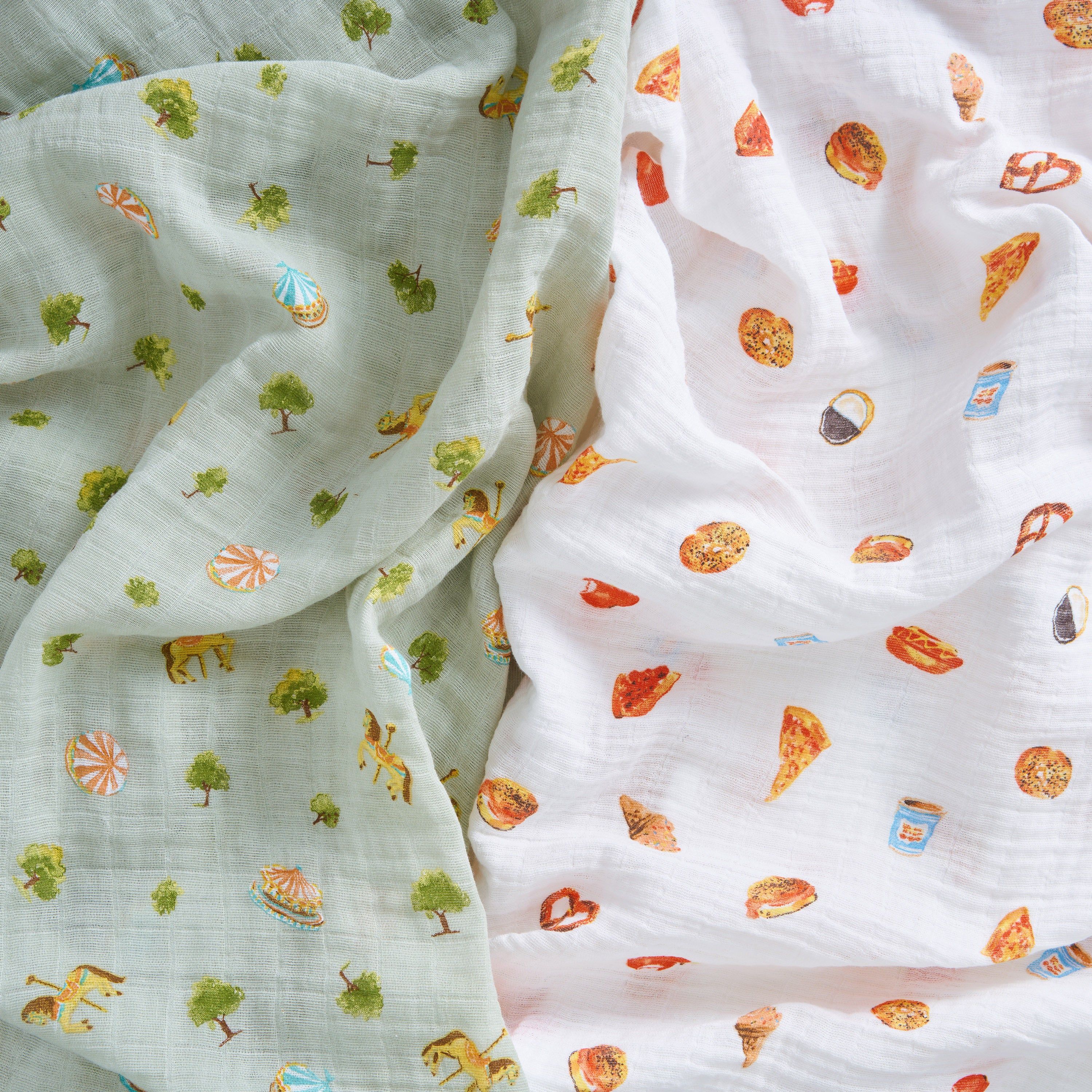 Organic Cotton Muslin Swaddle Blanket 2 Pack