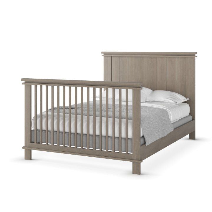 F06424 - Full-size Bed Rails, Crescent Grey