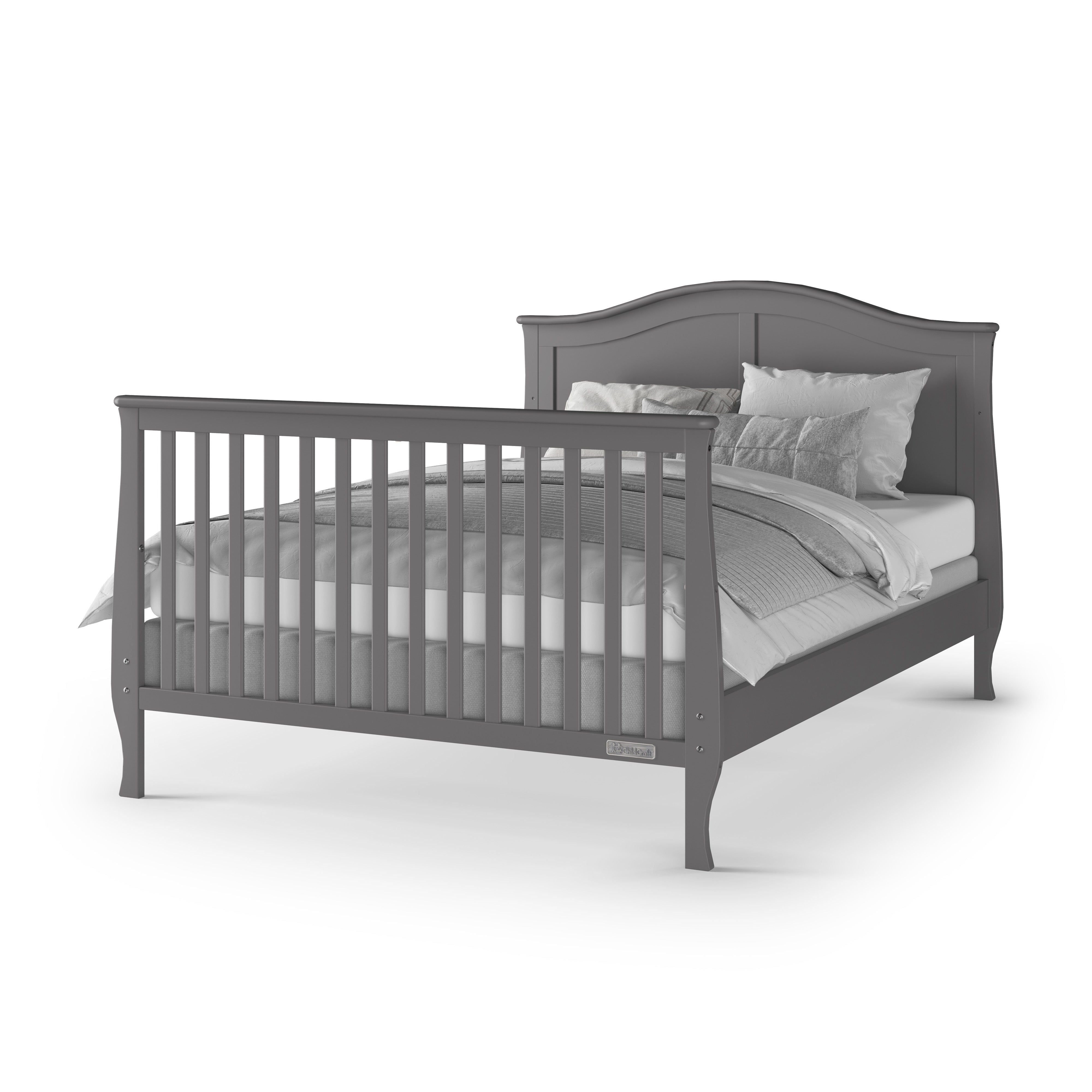 F06454 - Full-size Bed Rails, Cool Gray