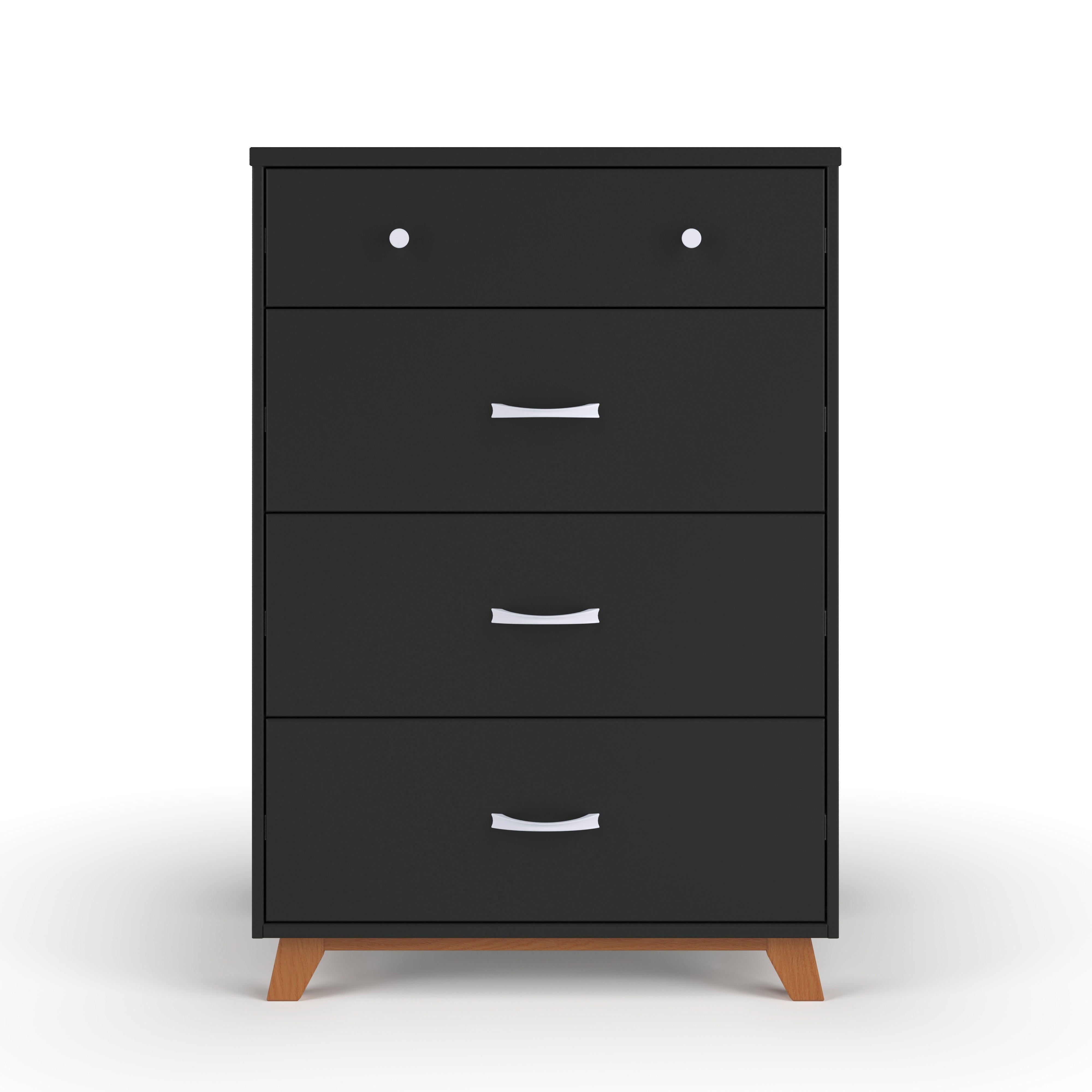 Soho 4 Drawer Chest, Ebony