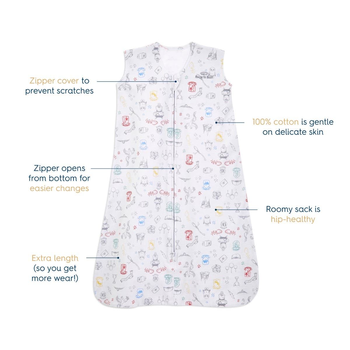Harry Potter™ Wearable Blanket 100% Cotton Tog 0.5