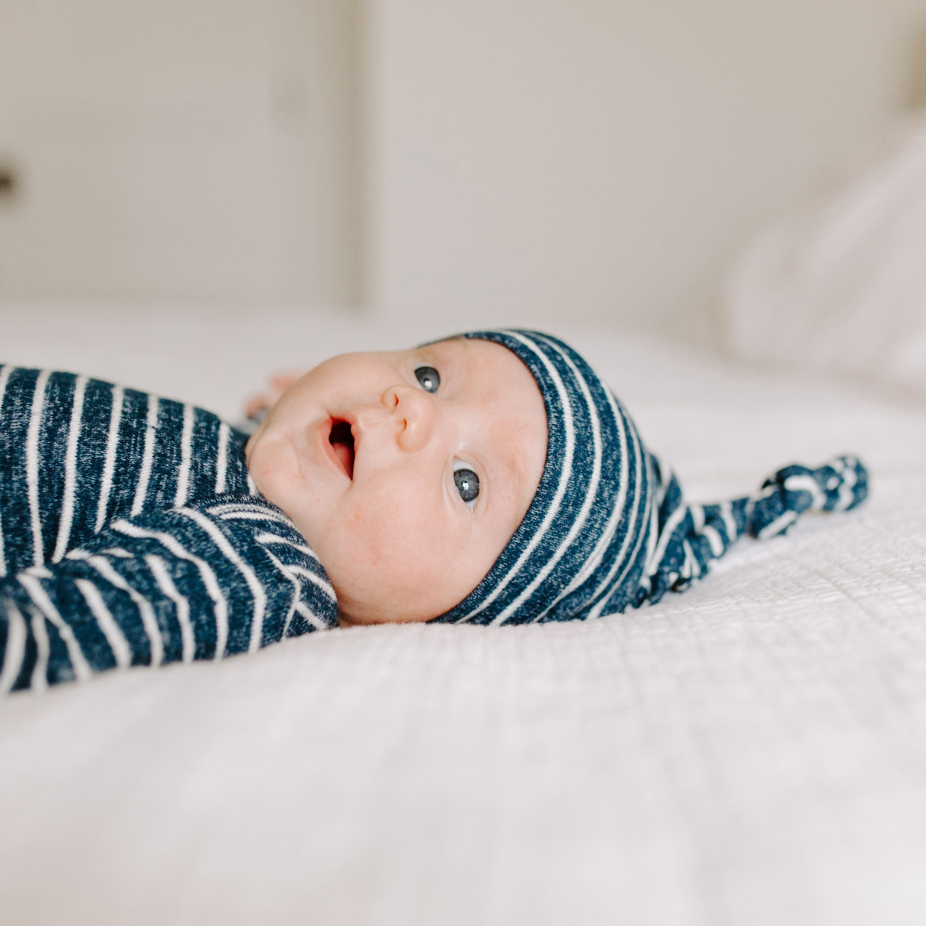 Snuggle Knit™ Newborn Gown + Hat Set