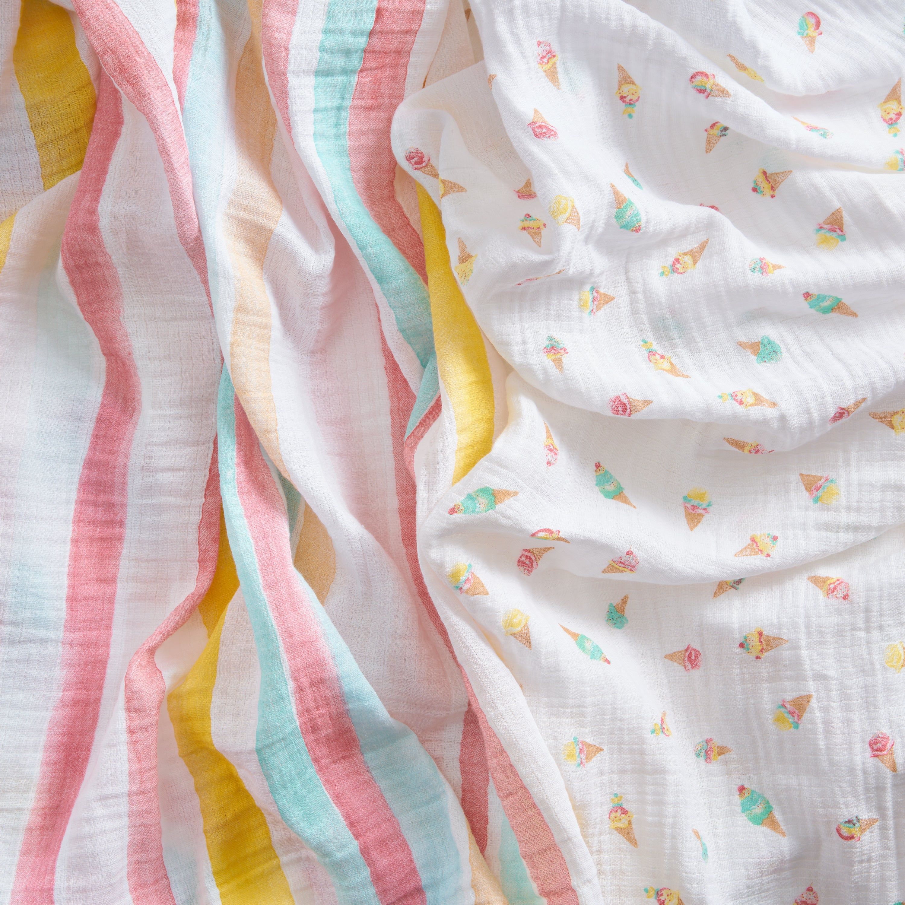 Essentials Cotton Muslin Swaddle Blanket 2 Pack