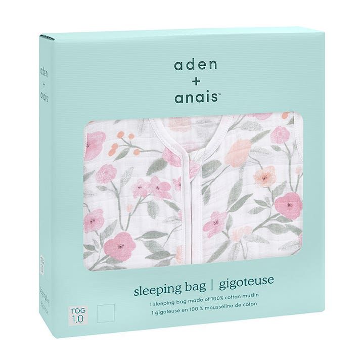 Boutique 100% Cotton Muslin Light Sleep Sack Tog 1.0