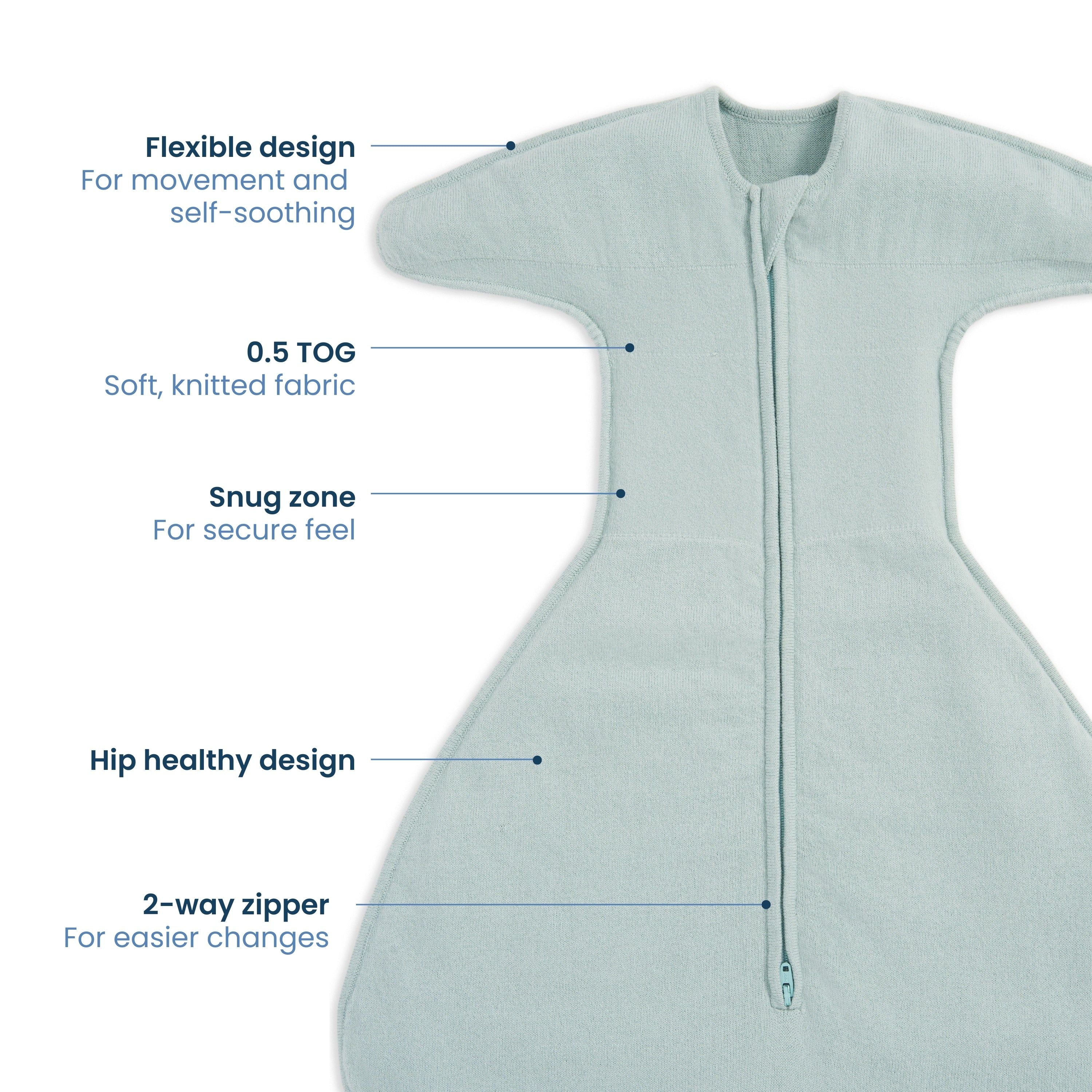 Swaddlestretch™ Newborn Swaddle Tog 0.5