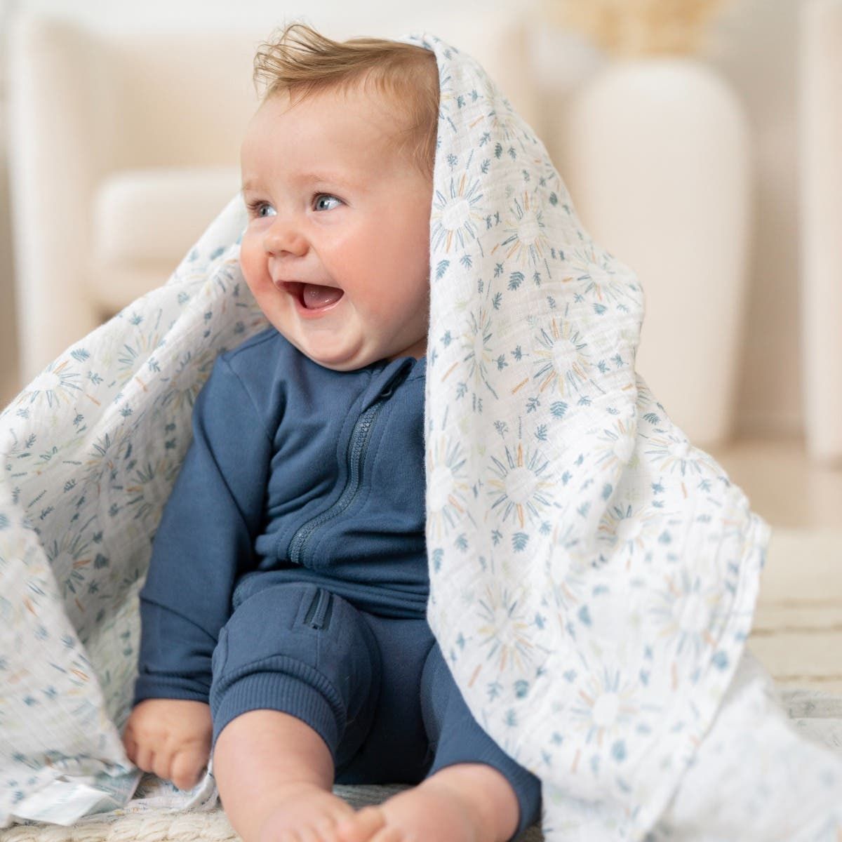 Essentials Cotton Muslin Swaddle Blanket 2 Pack