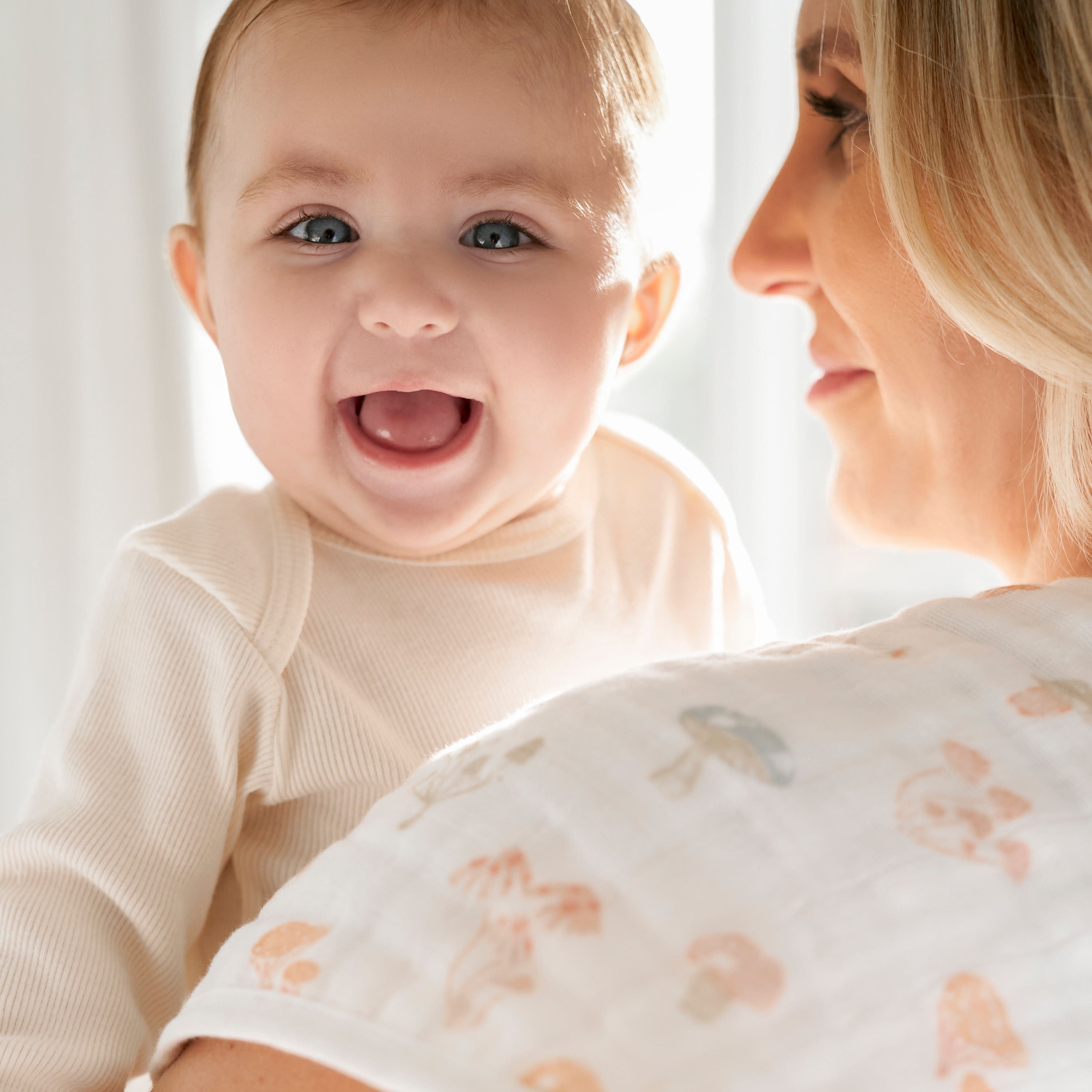 Organic Cotton Muslin Burpy Bibs 2 Pack
