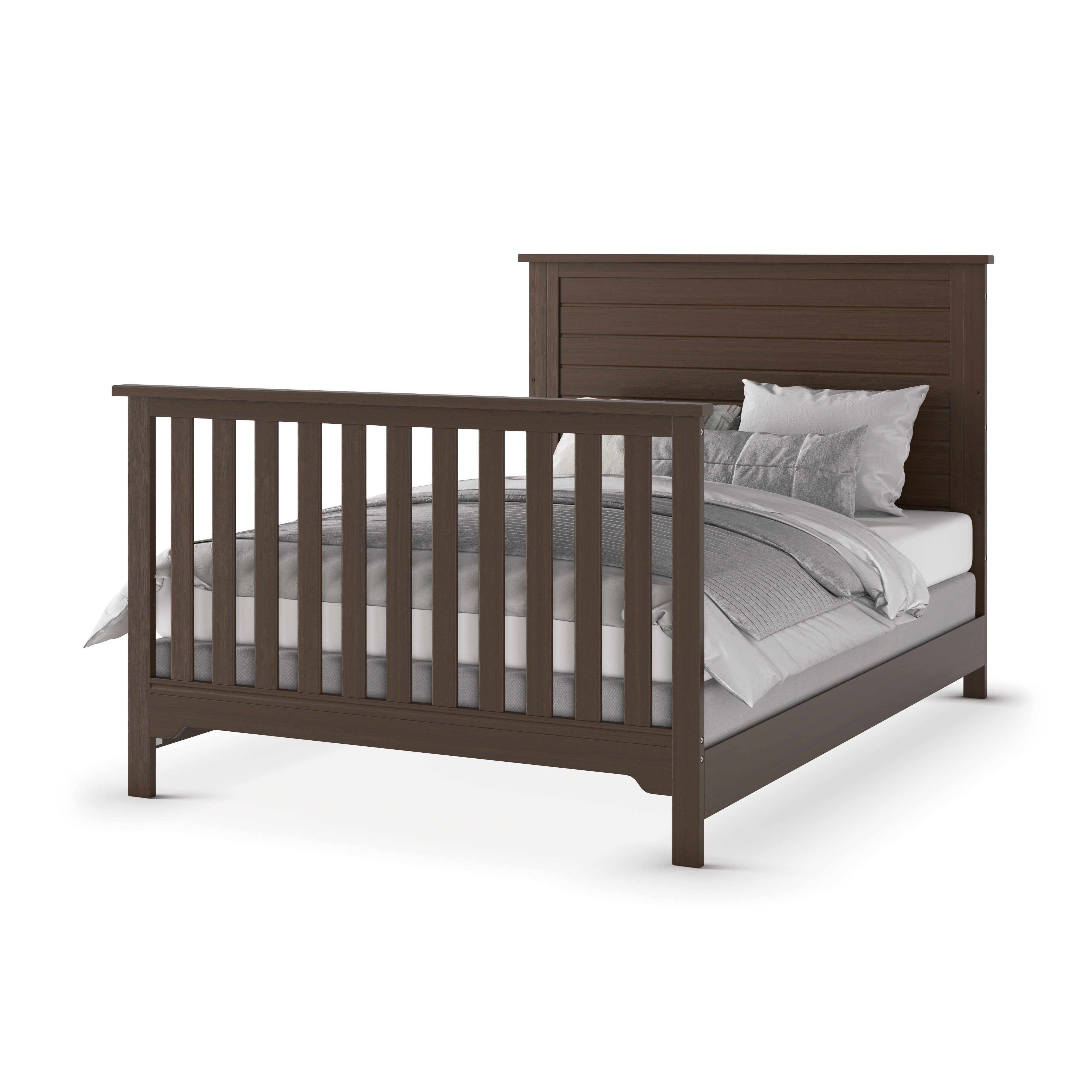 F06401 - Full-Size Bed Rails, Brushed Truffle