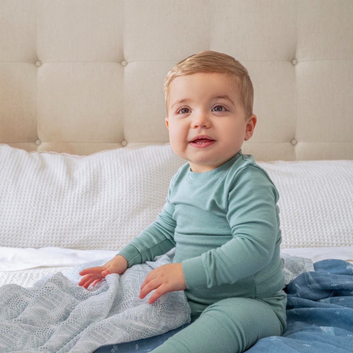 Organic Cotton Muslin Swaddle Blanket 2 Pack