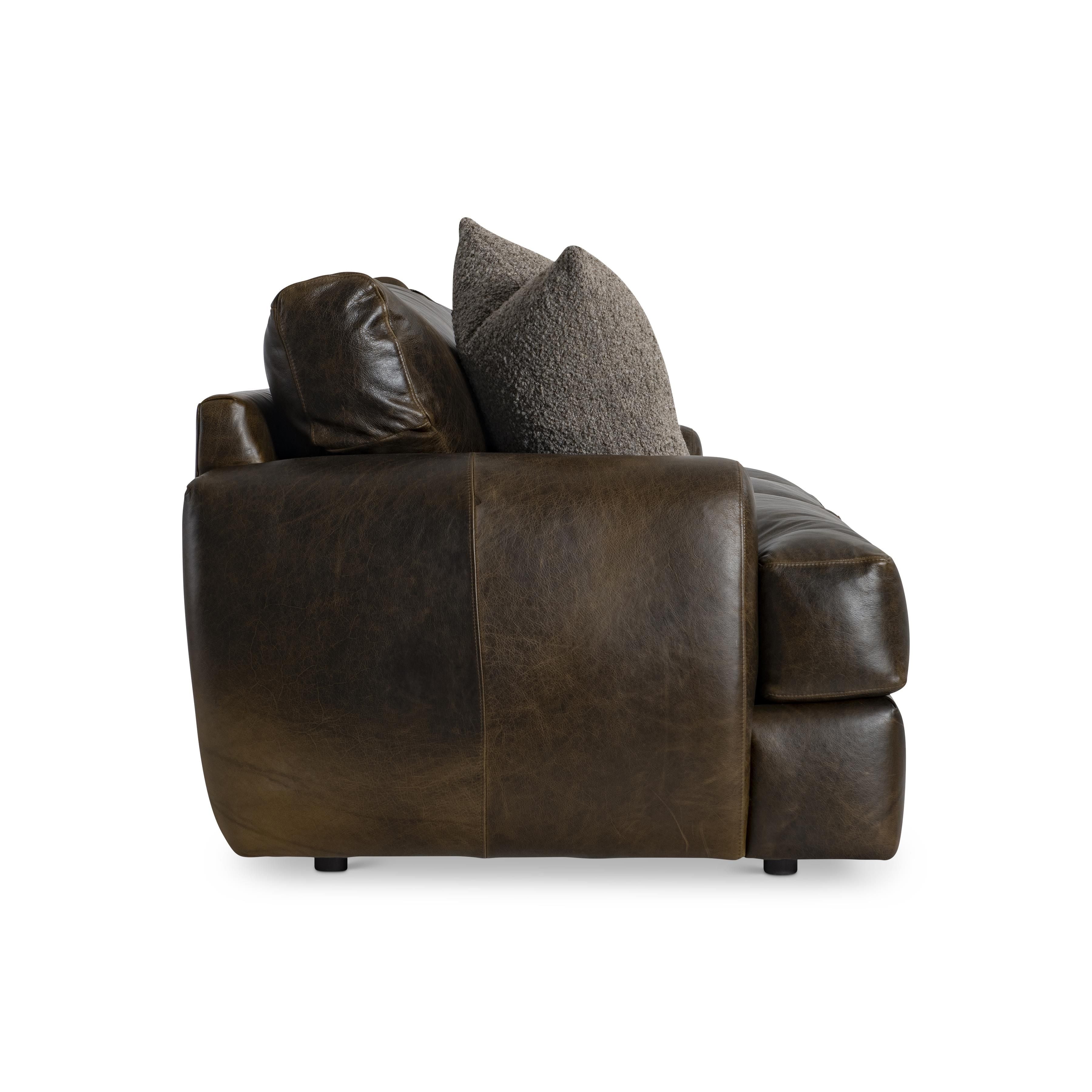 Bernhardt Cameron Leather Sofa