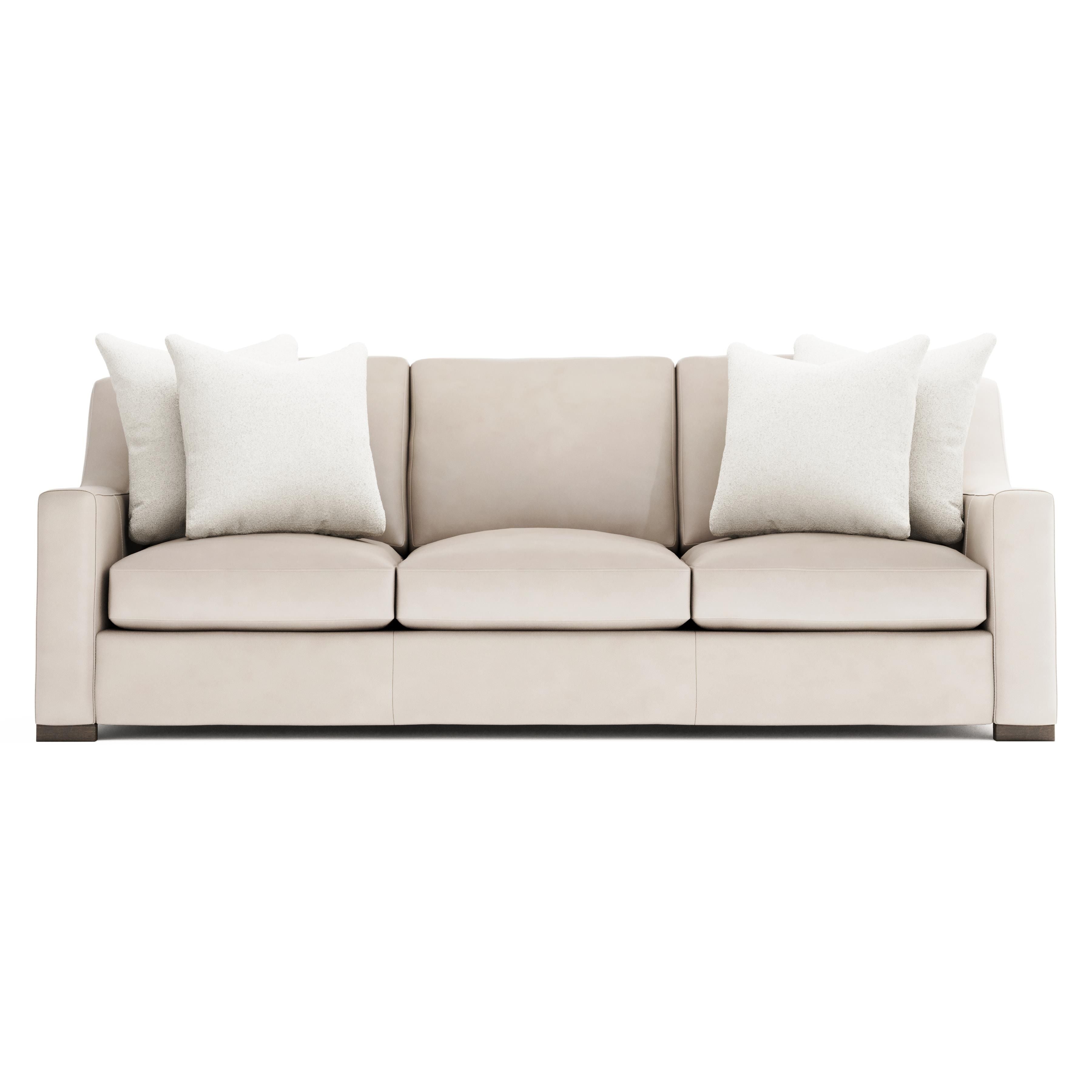 Bernhardt Furniture Germain Leather Sofa