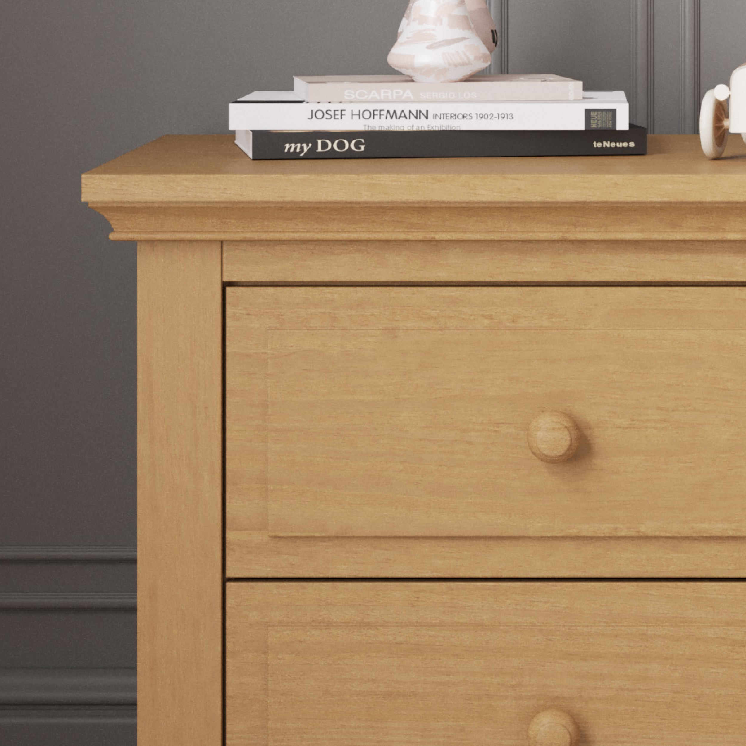 Jordyn Nightstand, Ready-to-assemble, Biscotti