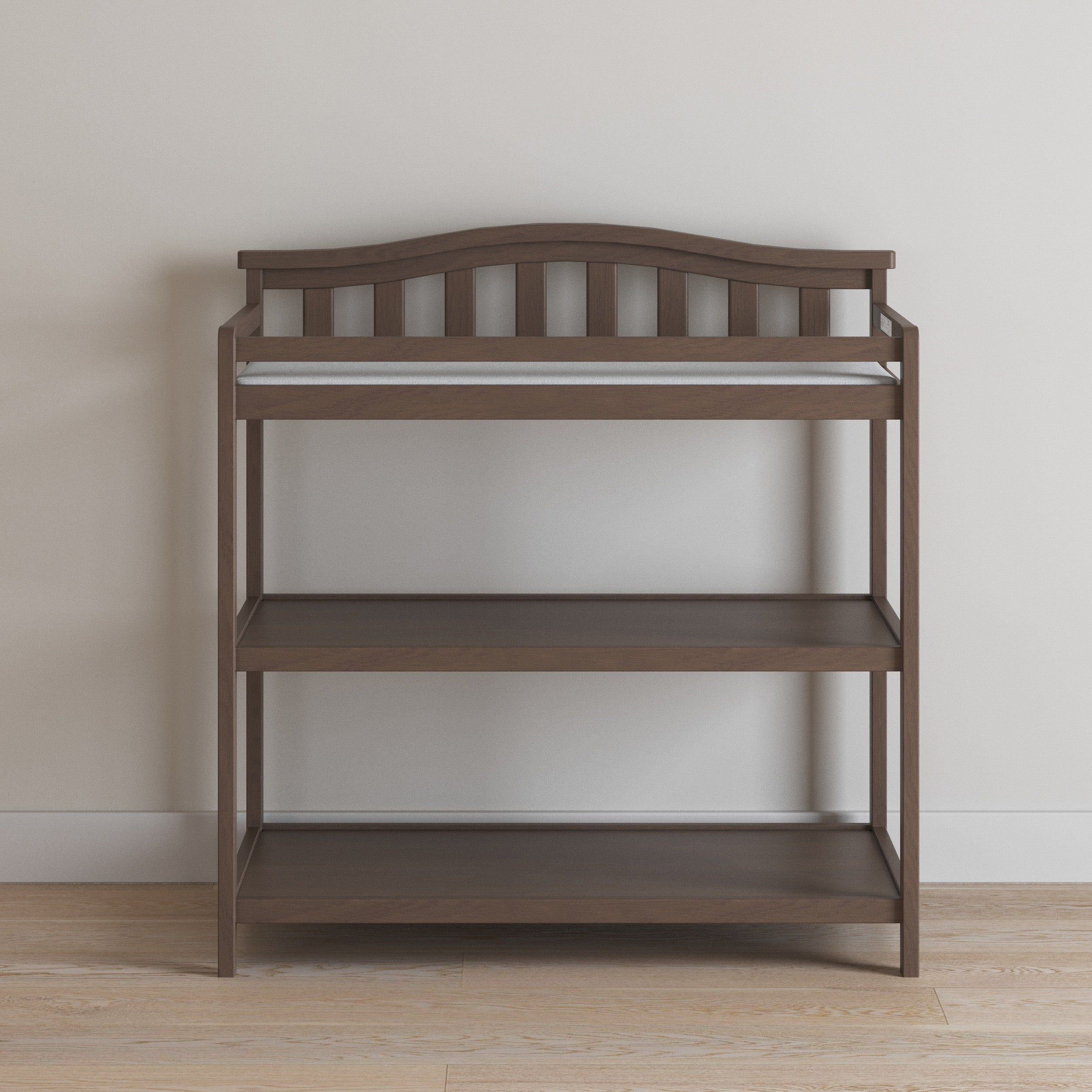 Arch Top Baby Changing Table - Dusty Heather