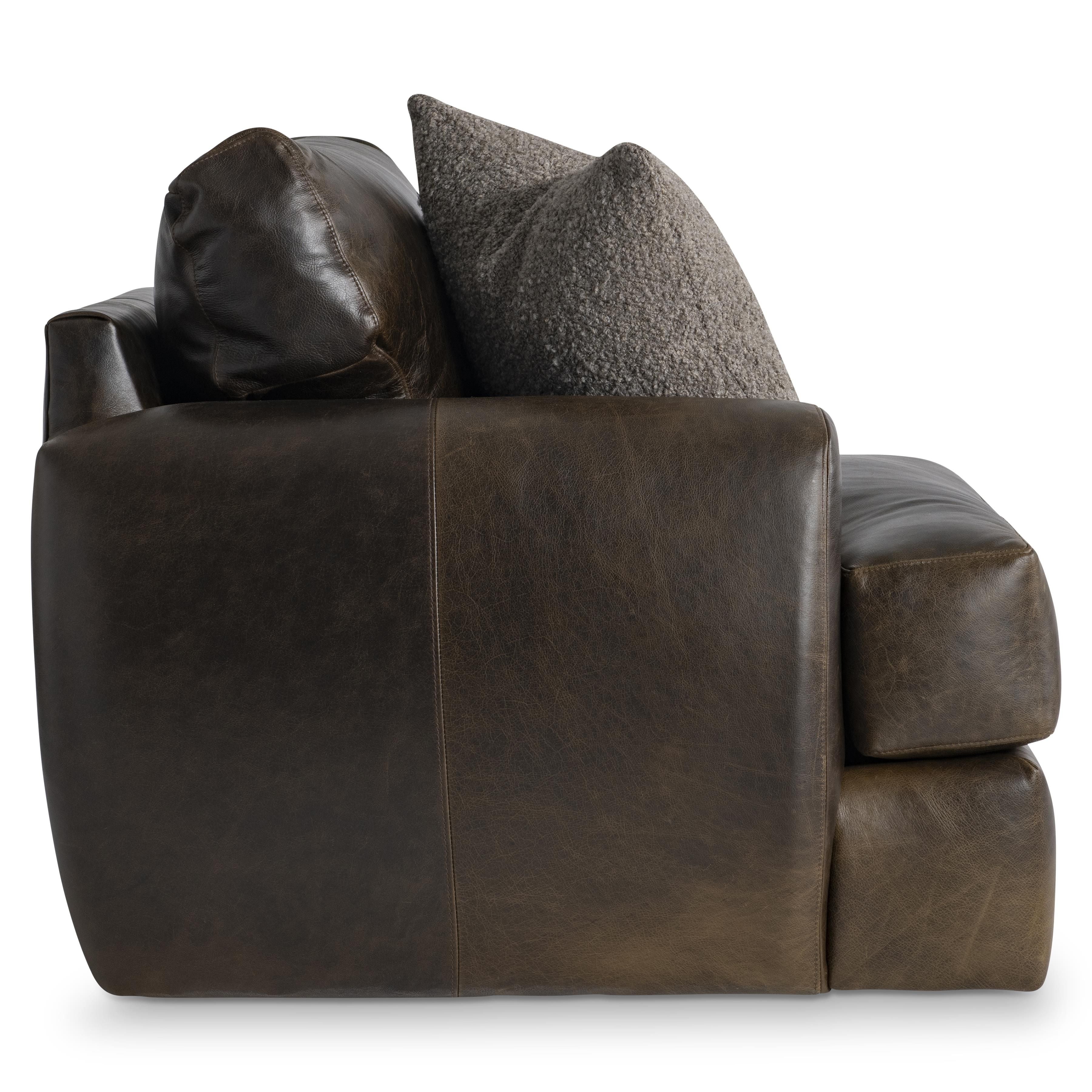 Bernhardt Furniture – Cameron Leather Swivel Chair