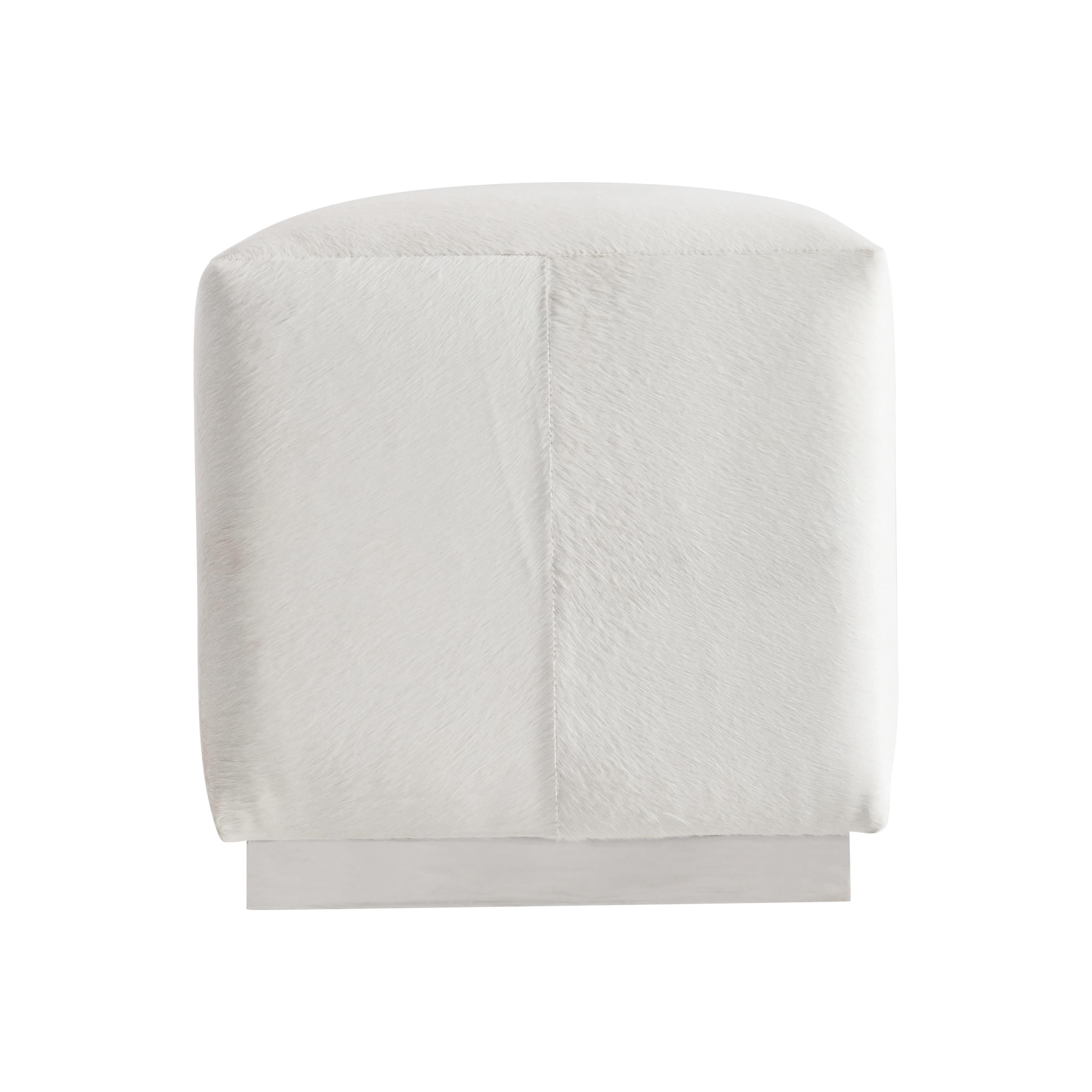Bernhardt Furniture – Aspen Leather Ottoman