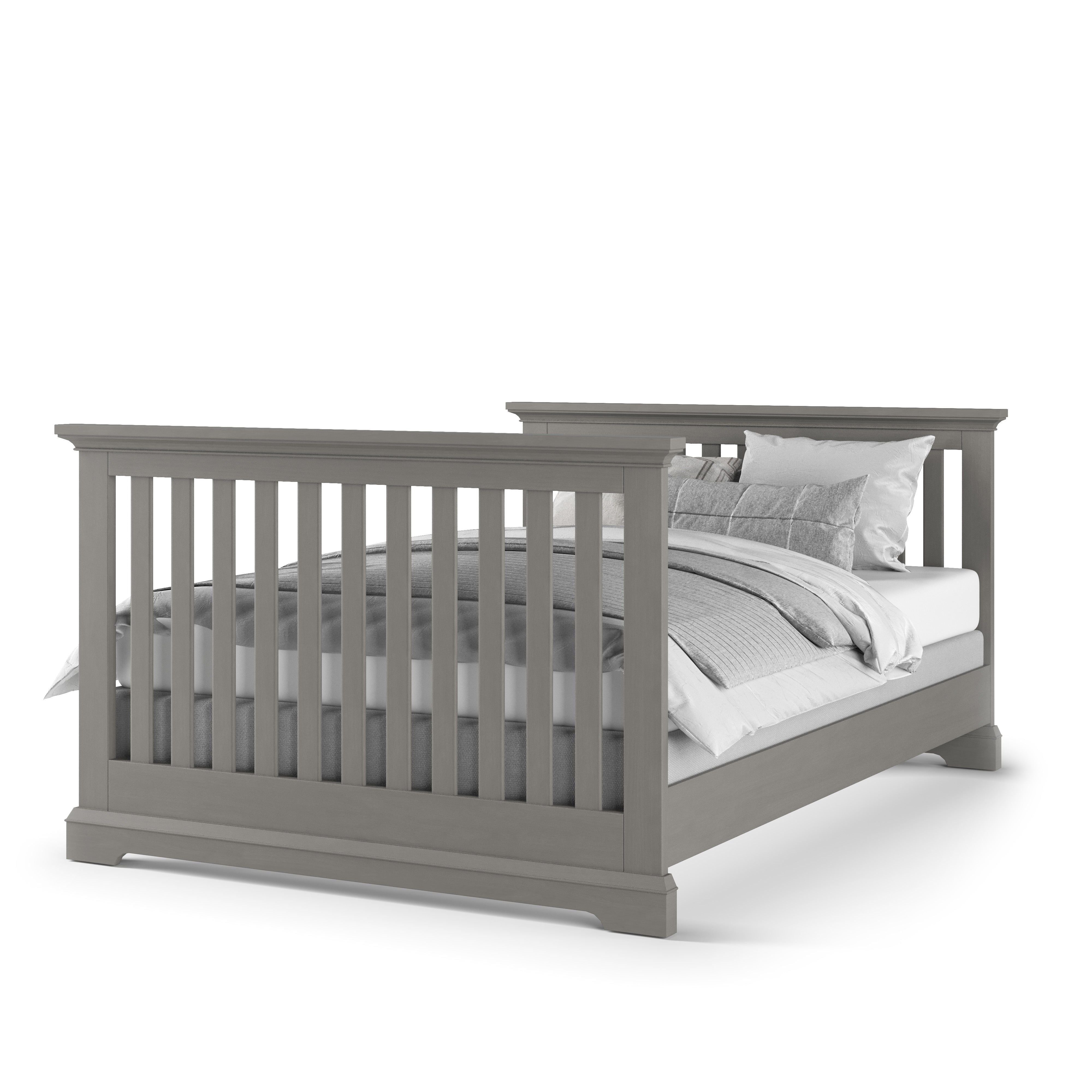 F06434 - Full-Size Bed Rail - Lunar Grey